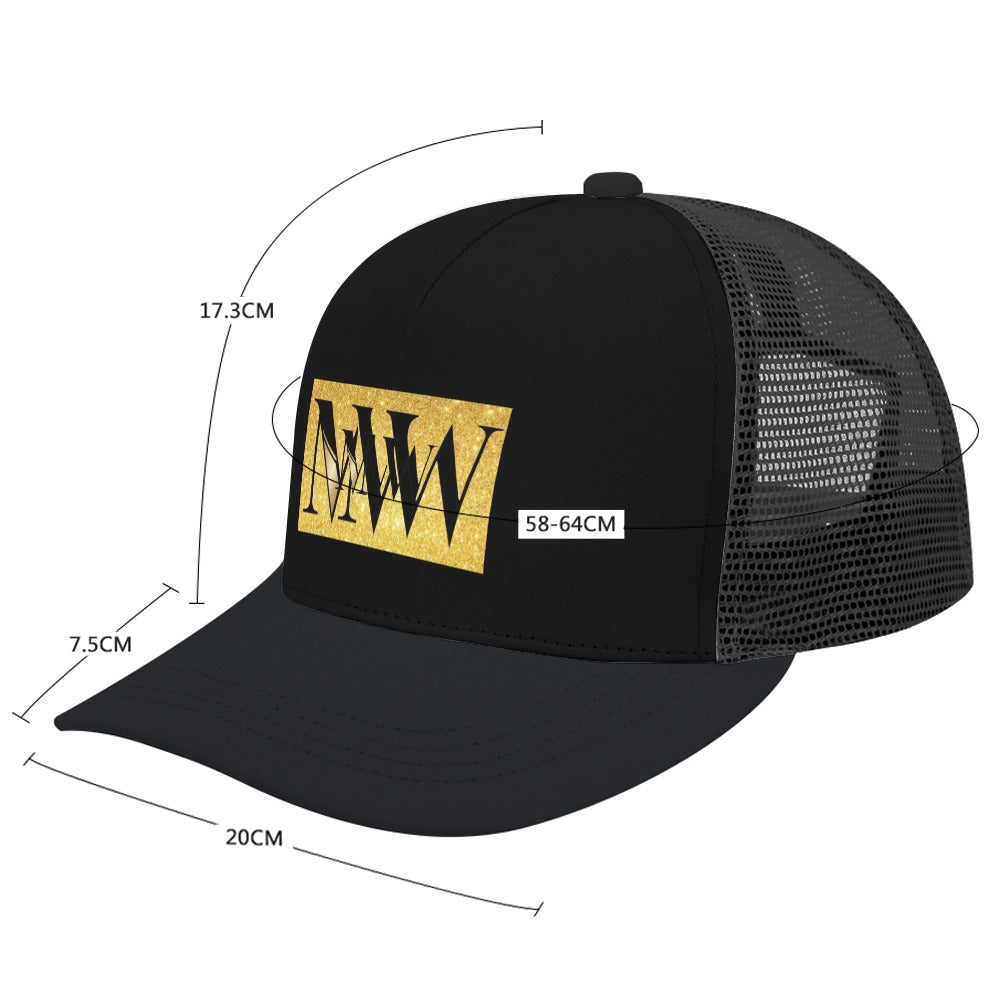 MW Black and Gold Baseball Cap