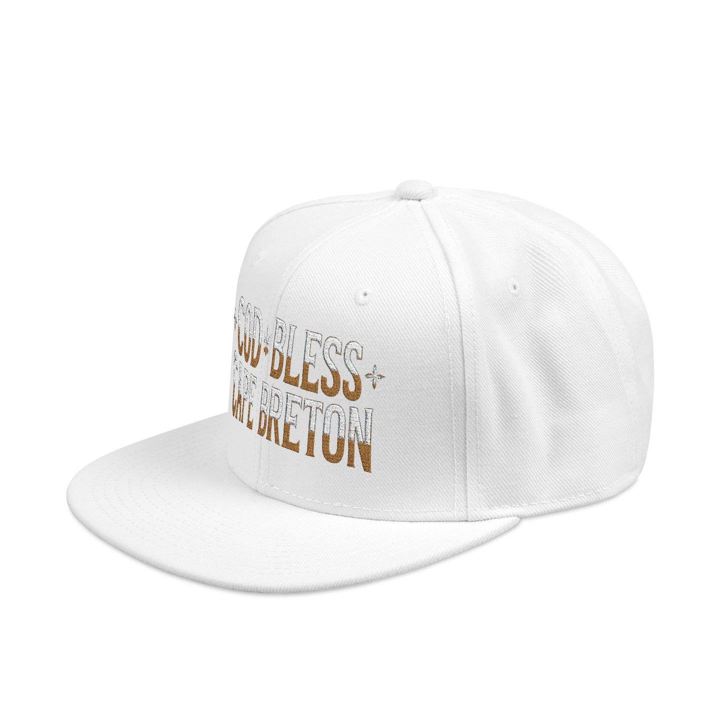 MNAGA Cod Bless Cape Breton Snapback Cap, Casual Streetwear Hat, Gift for Him, Summer Fashion Accessory,