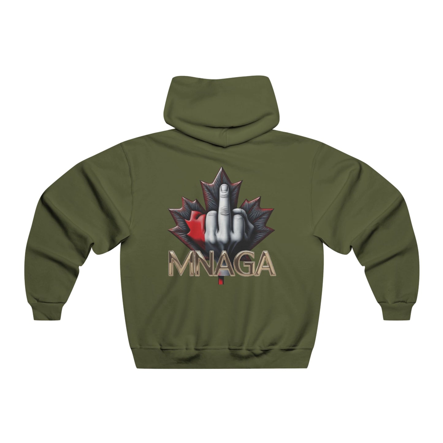 Men's NUBLEND® MNAGA Hoodie with Unique Design, Casual Wear, Street Style, Gift for Him, Comfortable Pullover
