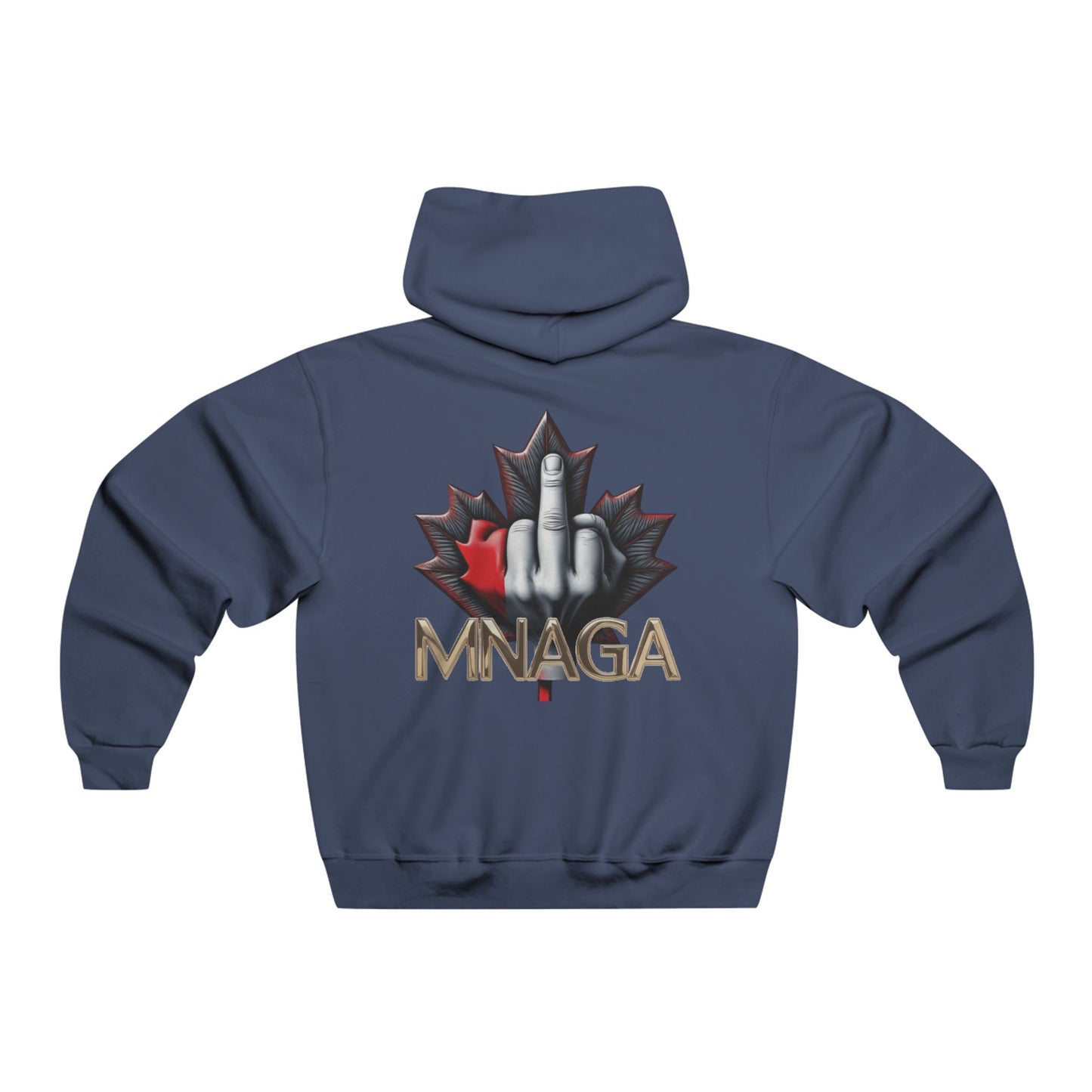 Men's NUBLEND® MNAGA Hoodie with Unique Design, Casual Wear, Street Style, Gift for Him, Comfortable Pullover