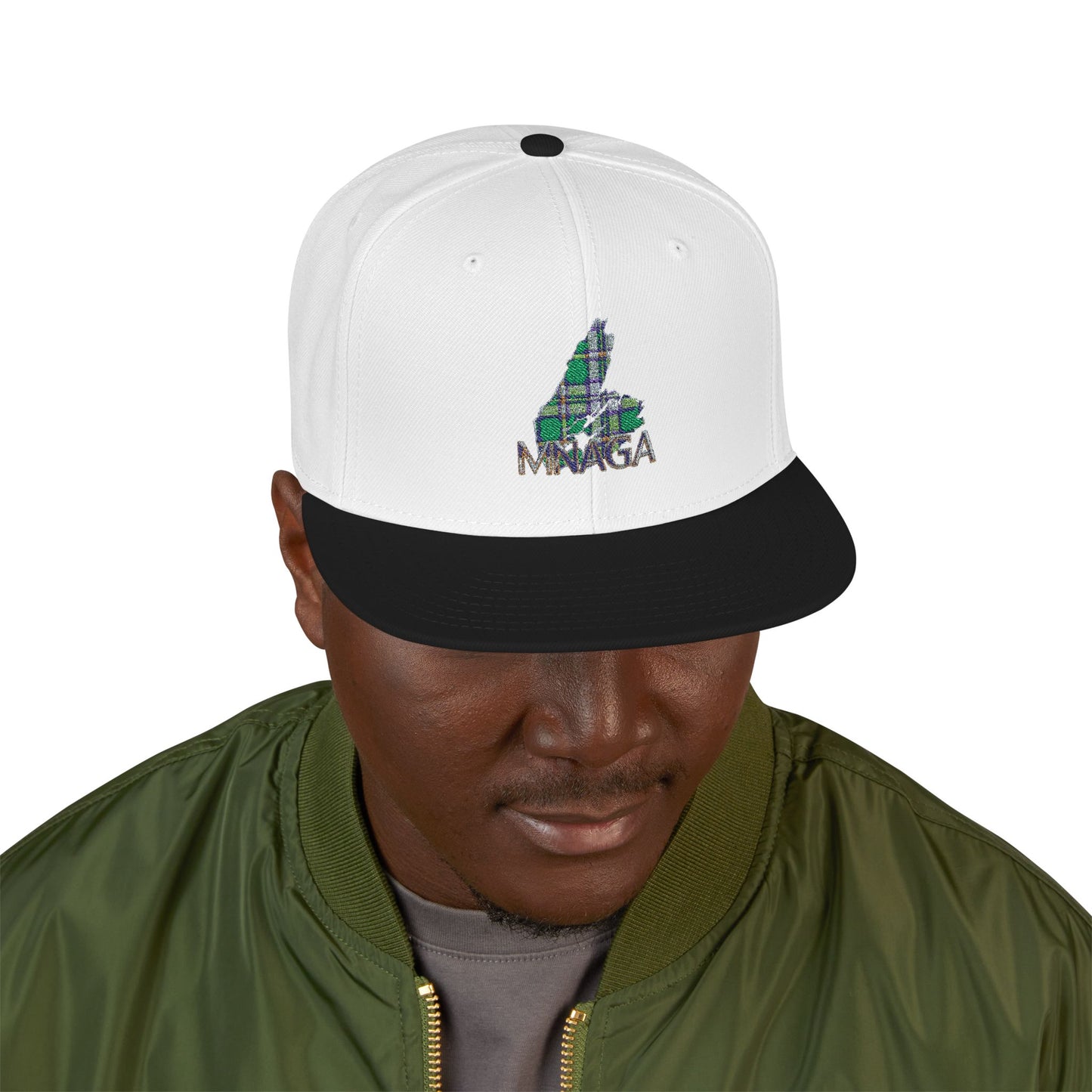 MNAGA Cape Breton Snapback Hat with Embroidery Design | Trendy Adjustable Cap for Outdoor Activities, Streetwear