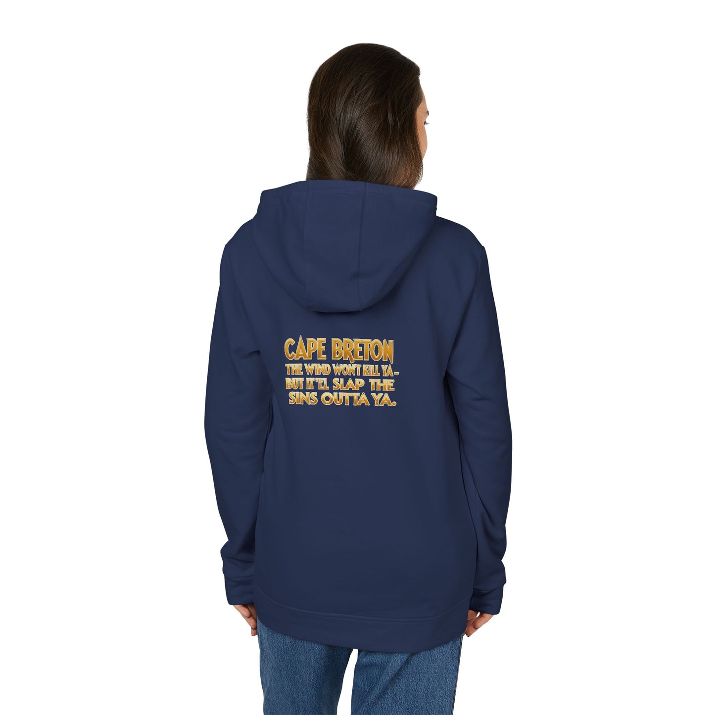 Cape Breton Fleece Hoodie, Cozy Sweatshirt, Unisex Apparel, Gift for Him/Her, Casual Wear, Travel Clothing