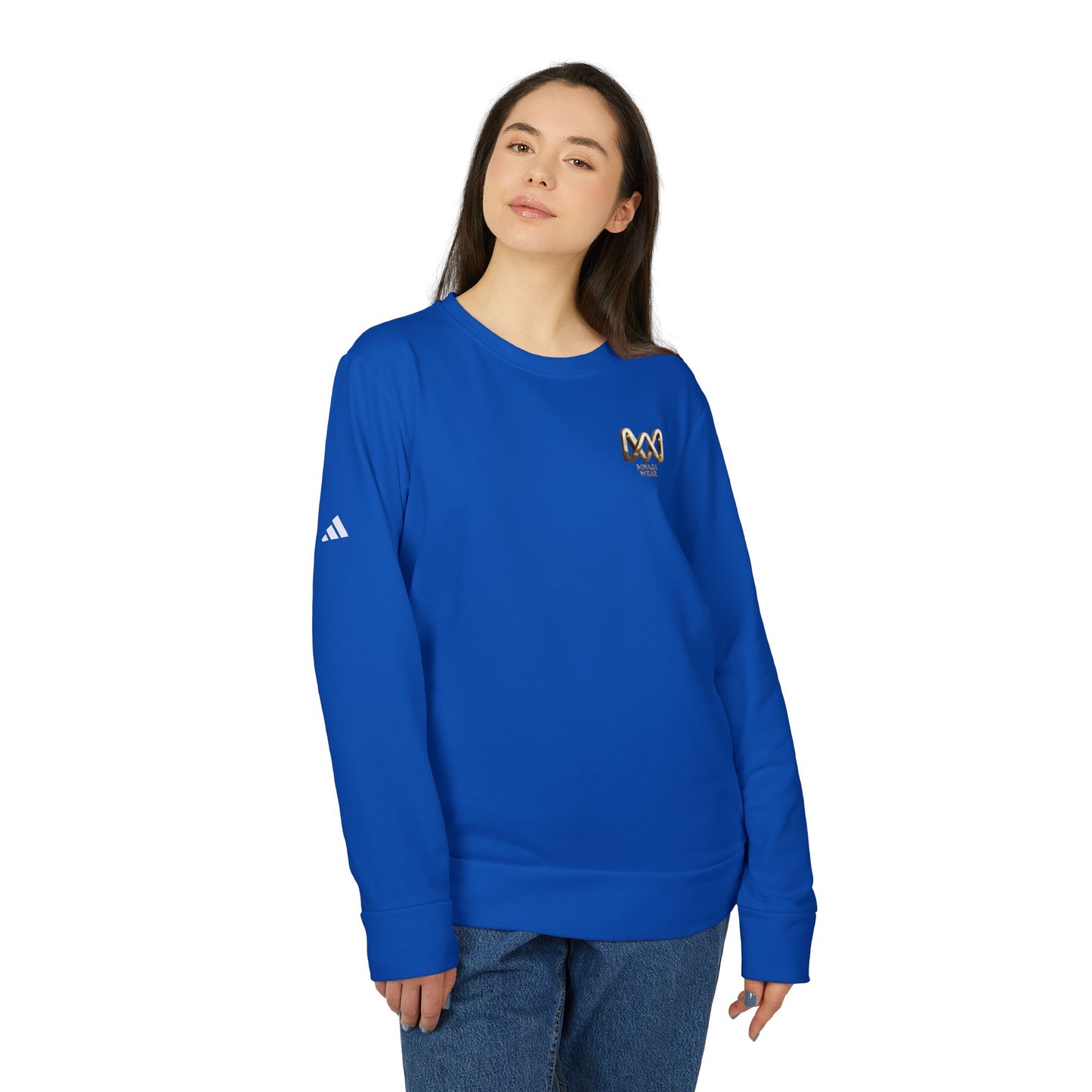 MNAGA Chic Monogrammed Unisex Sweatshirt - Personalized Gift, Cozy Layer, Casual Wear, Fashion Statement