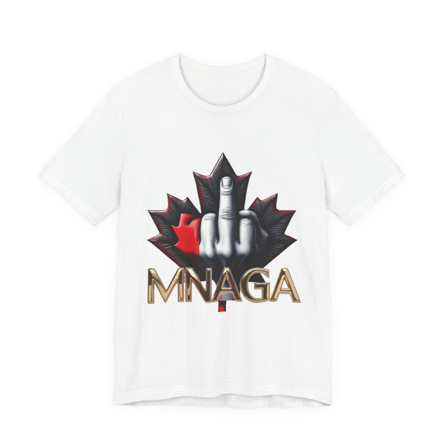 Bold MNAGA Unisex Tee, Canada Pride Shirt, Casual Wear, Gift for Friends, Statement T-Shirt