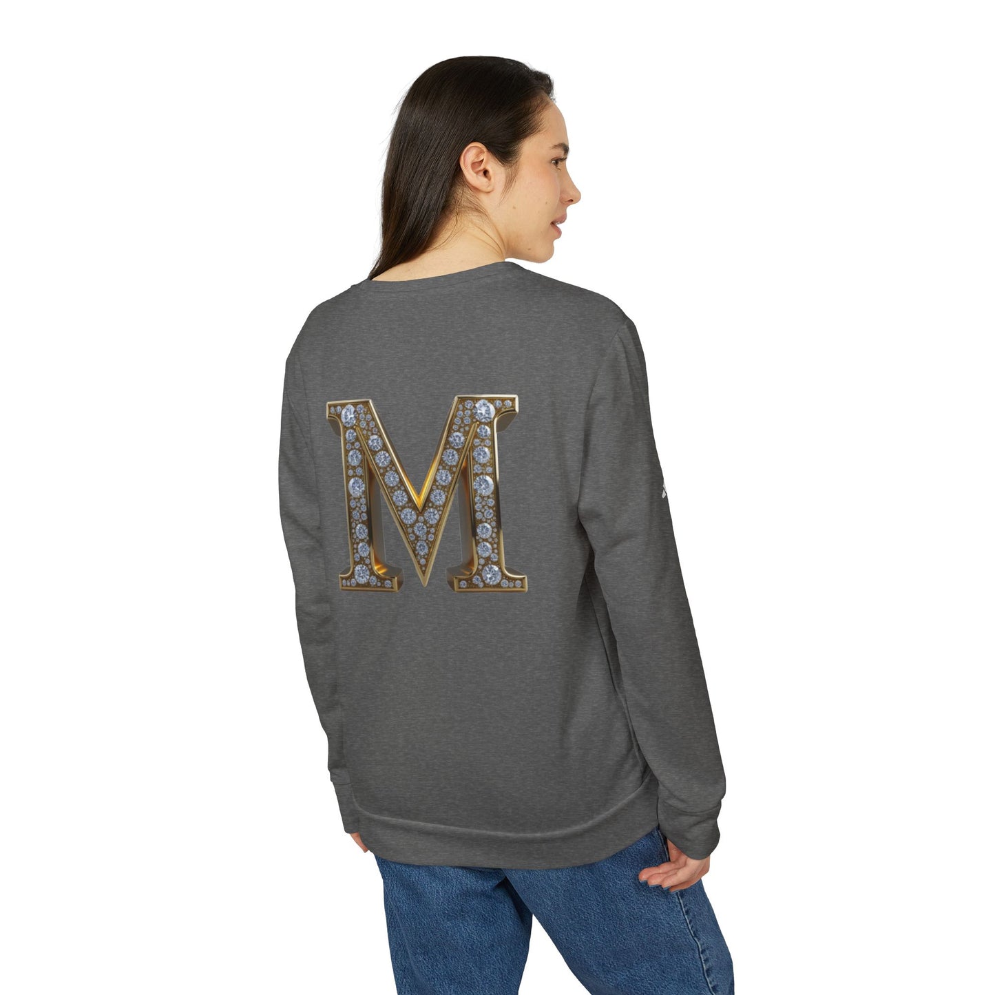 MNAGA Chic Monogrammed Unisex Sweatshirt - Personalized Gift, Cozy Layer, Casual Wear, Fashion Statement