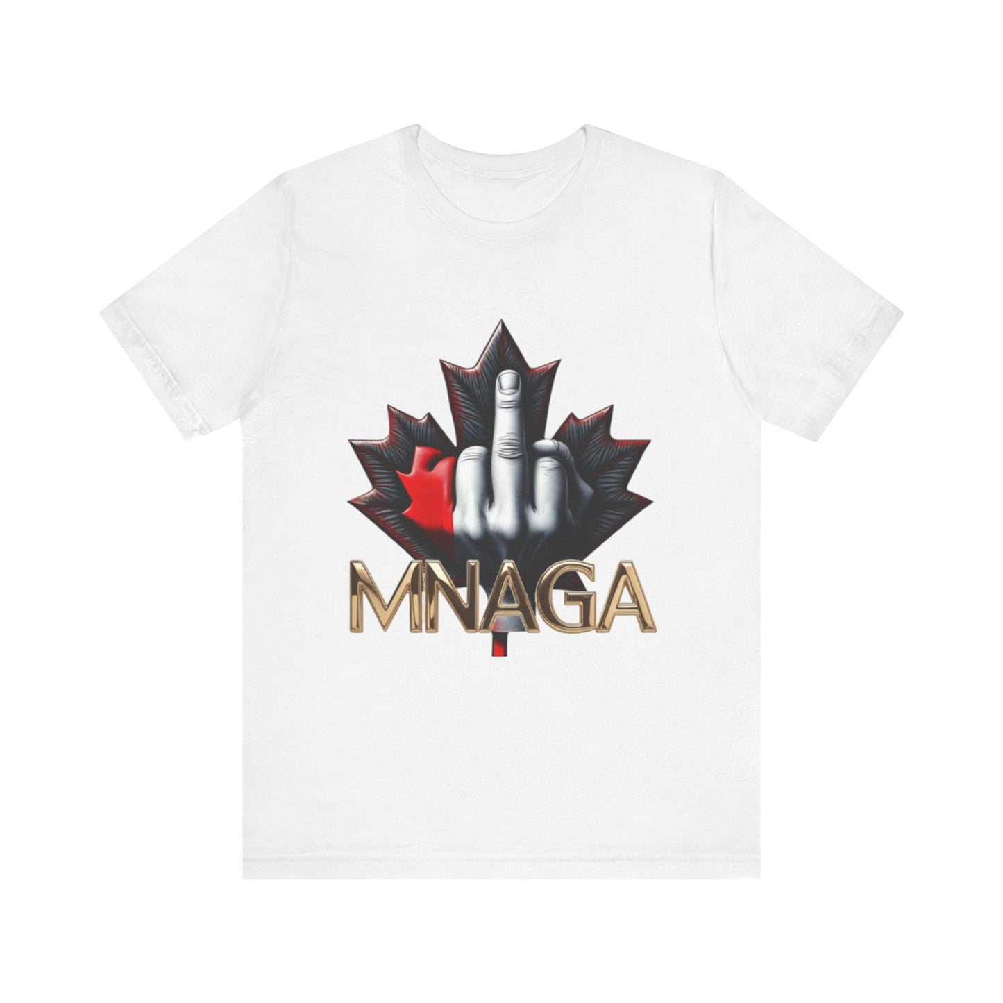 Bold MNAGA Unisex Tee, Canada Pride Shirt, Casual Wear, Gift for Friends, Statement T-Shirt