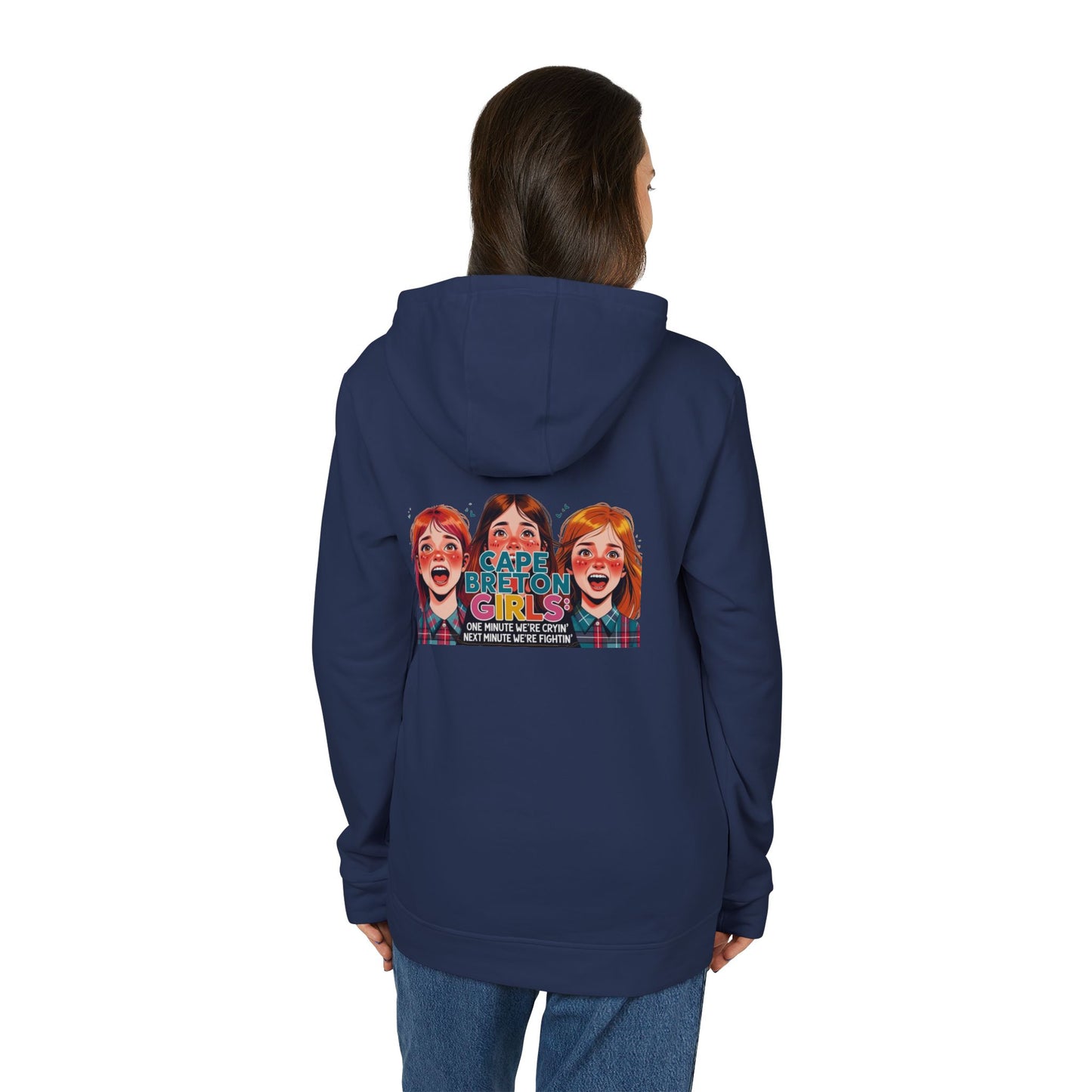 MNAGA Fleece Hoodie - Cape Breton Girls Graphic, Cozy Gift for Adults, Casual Wear,