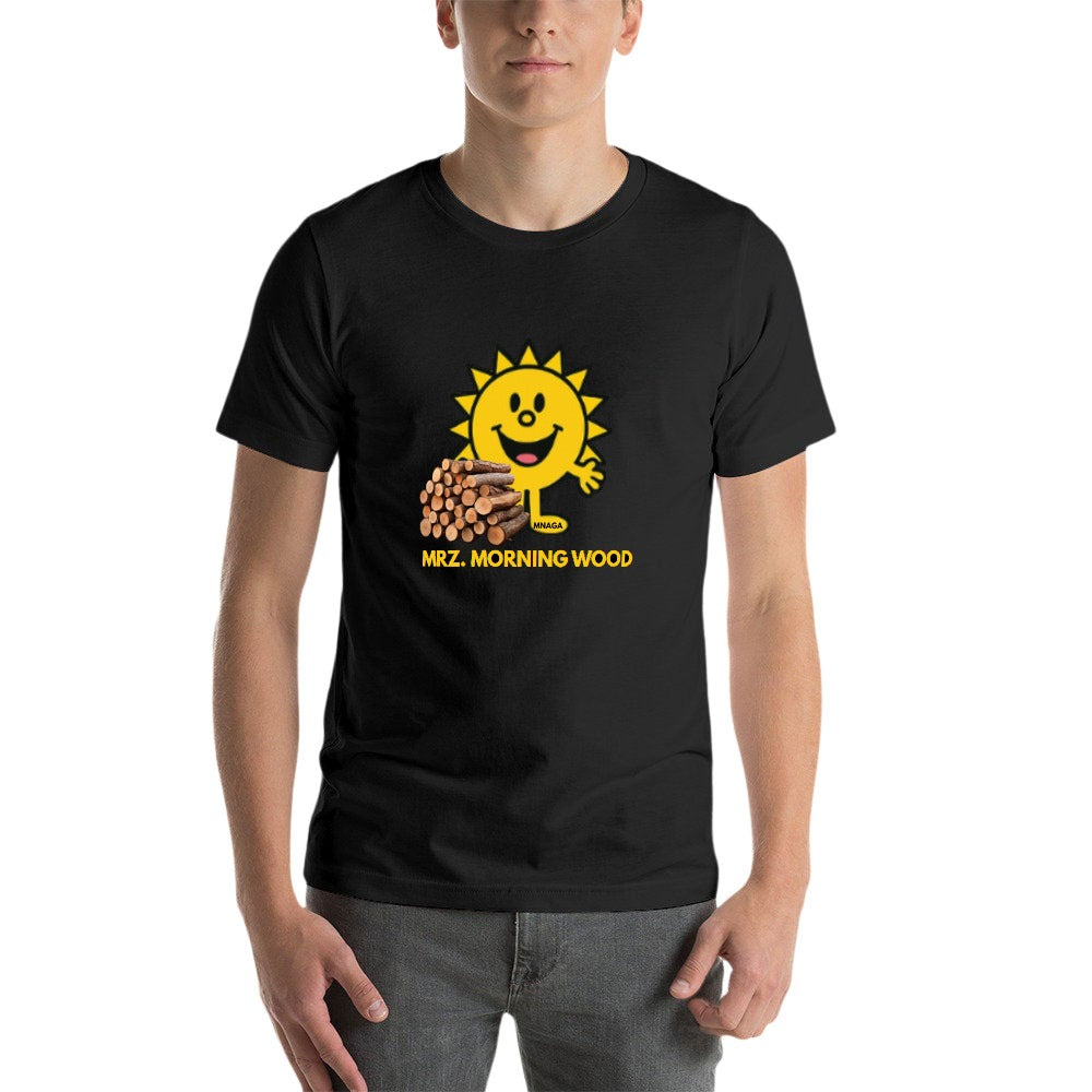 MZZFITZ Morning Wood Men's Short Sleeve T-shirt