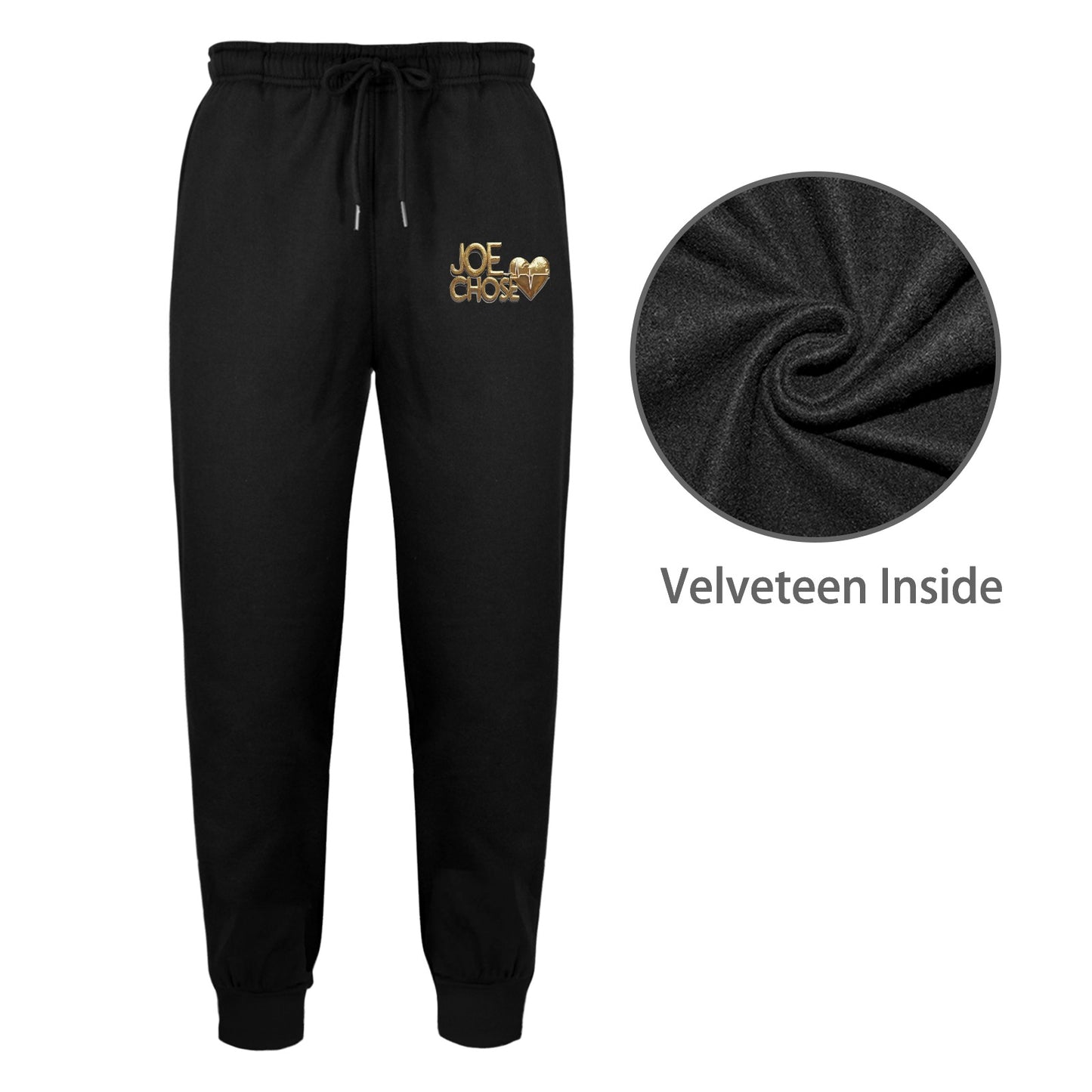 JOE CHOSE Unisex Fleece Sweatpants