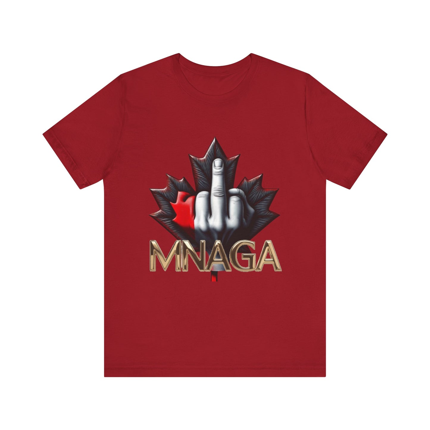 Bold MNAGA Unisex Tee, Canada Pride Shirt, Casual Wear, Gift for Friends, Statement T-Shirt