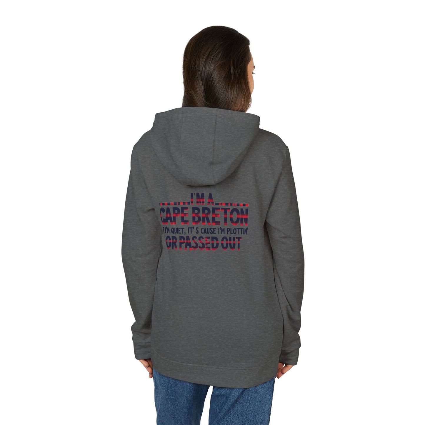 MNAGA Cape Breton Fleece Hoodie, Unisex Fleece Sweatshirt, Cozy Gift for Cape Bretoners, Holiday Apparel, Casual Wear