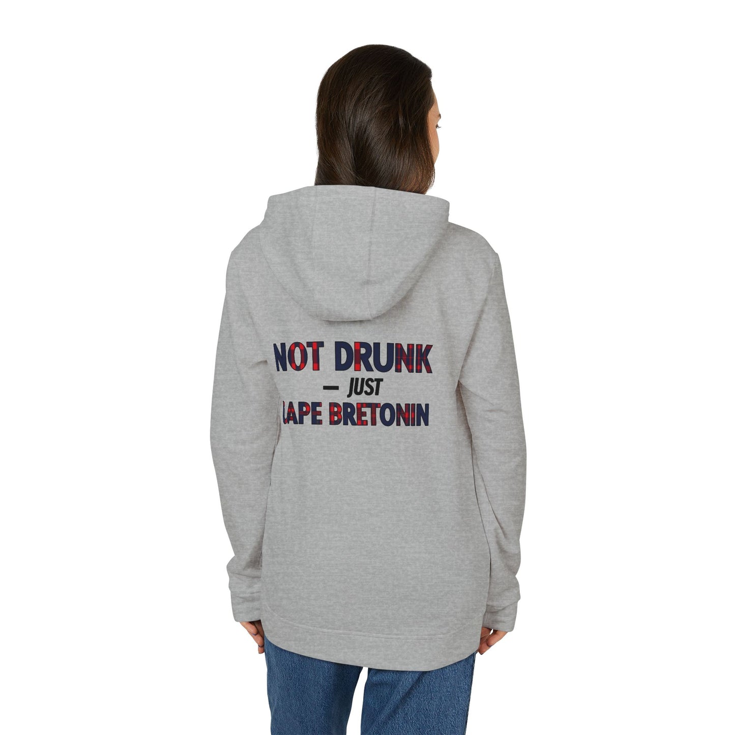 MNAGA Cape Breton Fleece Hoodie, Cozy Unisex Sweatshirt, Unique Gift for Travelers, Casual Wear, Adventure Apparel
