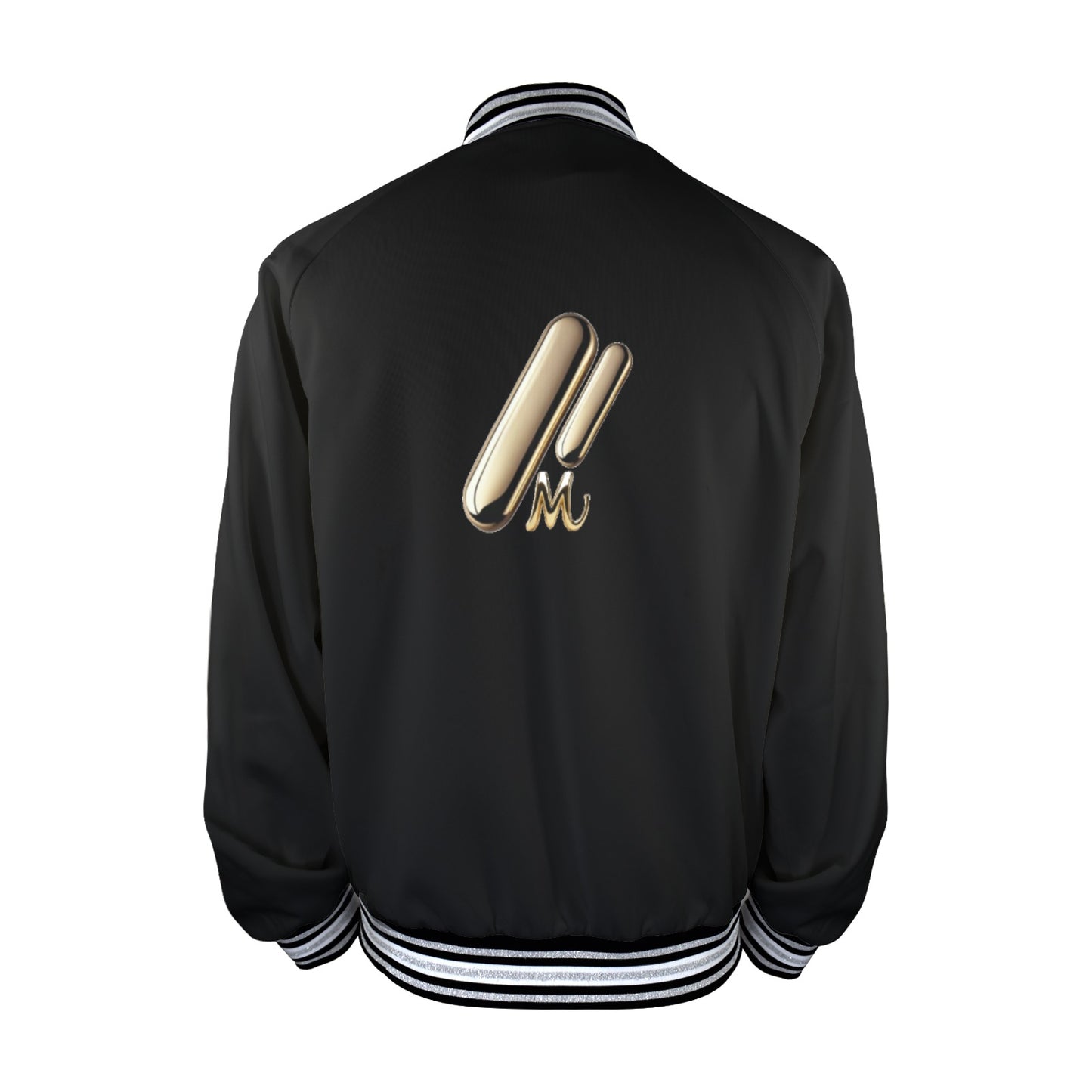 Men's Striped Trim MNAGA Bomber Jacket