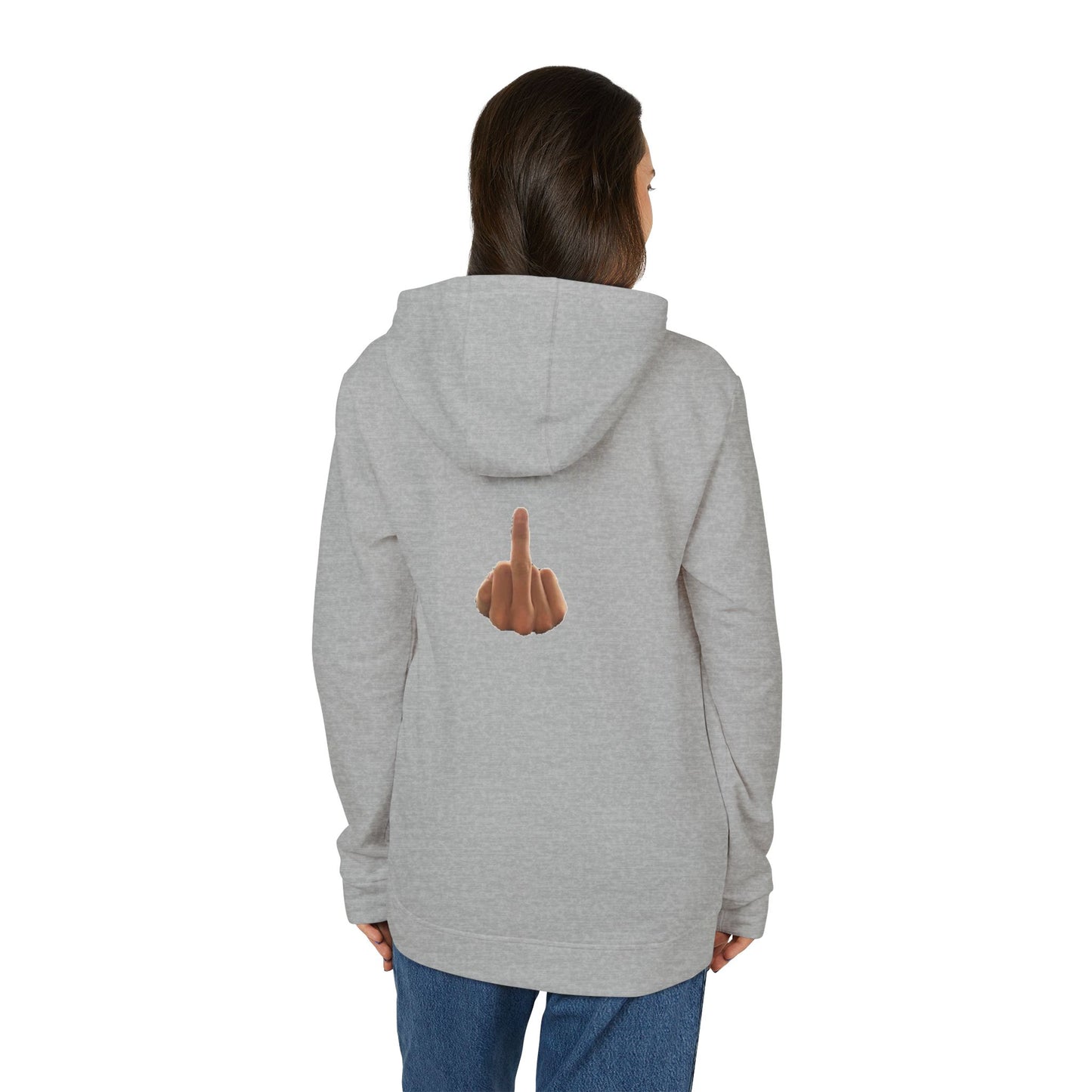 Novelty Unisex Fleece Hoodie with Edgy Design, Cozy Sweatshirt, Gift for Him/Her, Casual Wear, Streetwear, Everyday Comfort