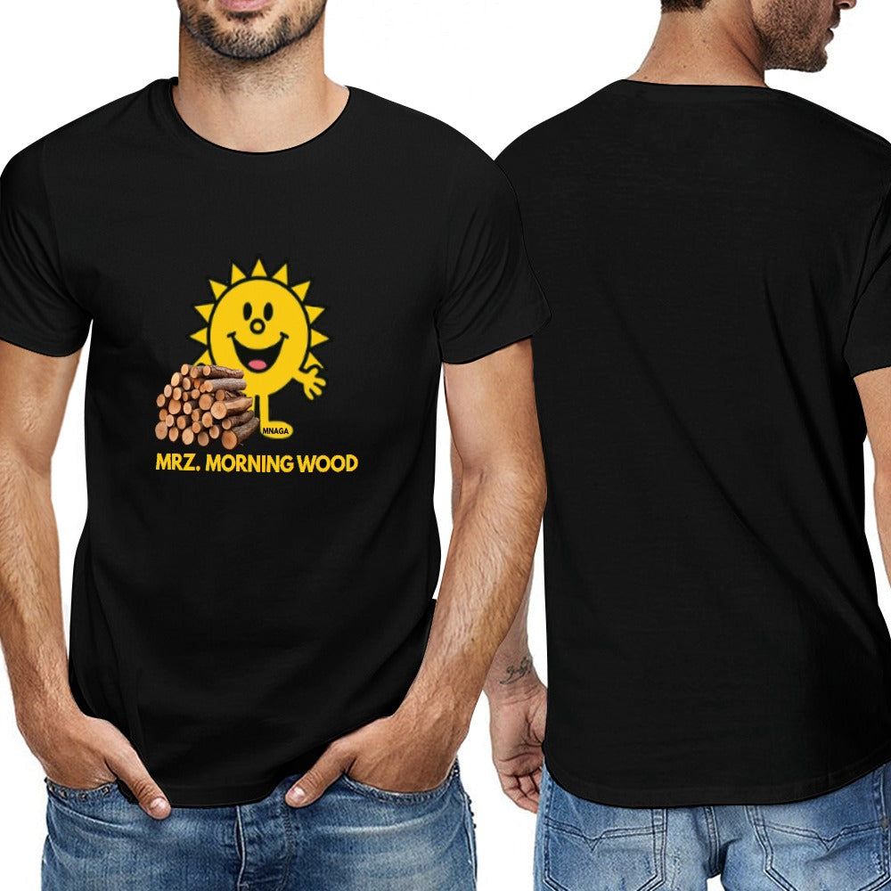 MZZFITZ Morning Wood Men's Short Sleeve T-shirt
