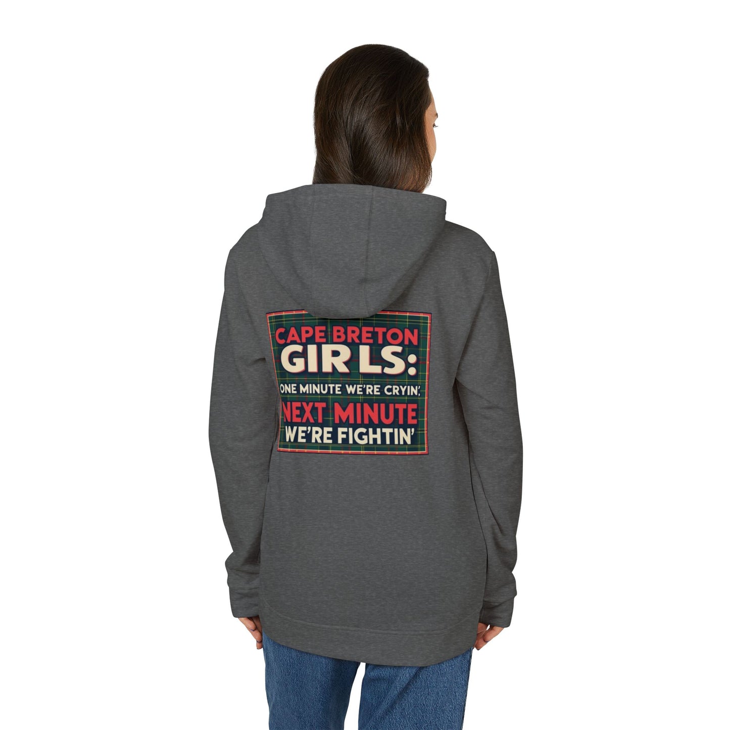 MNAGA Cape Breton Pride Fleece Hoodie | Cozy Unisex Sweater for Everyday Wear, Gift for Her, Holiday Apparel