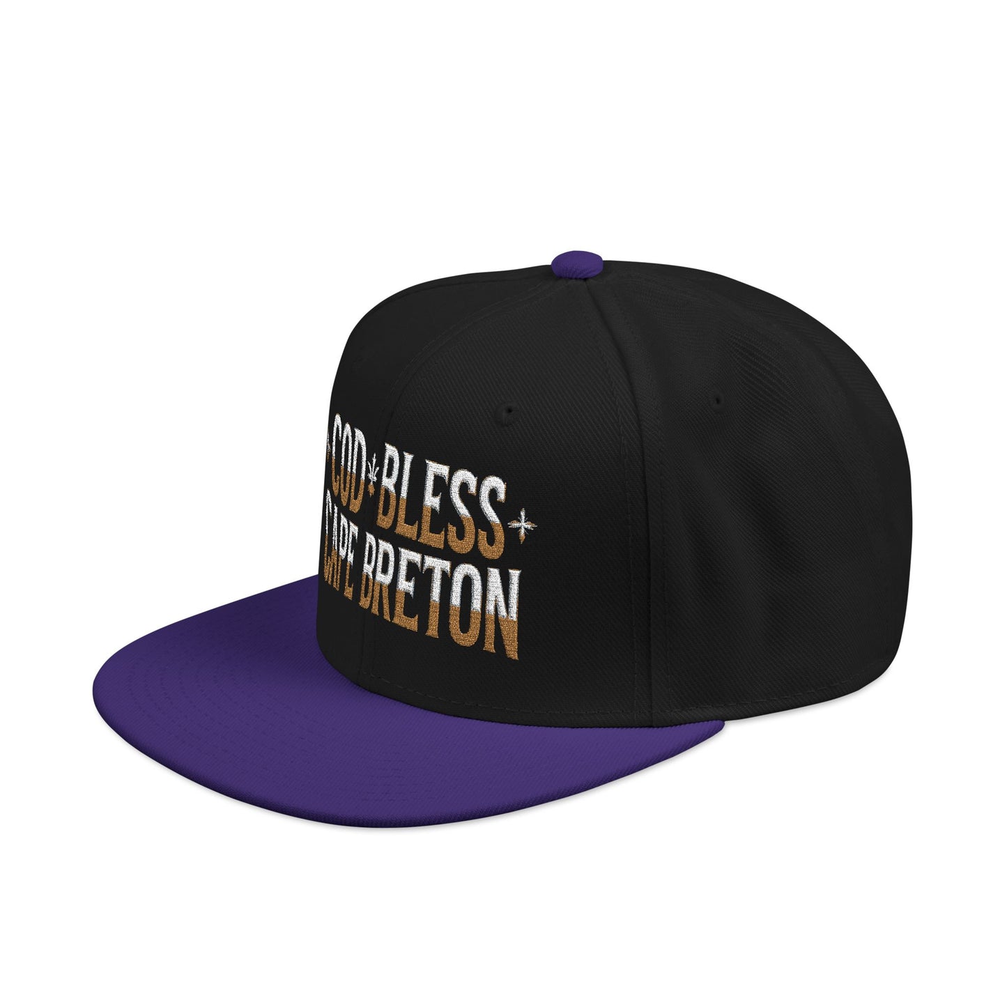 MNAGA Cod Bless Cape Breton Snapback Cap, Casual Streetwear Hat, Gift for Him, Summer Fashion Accessory,