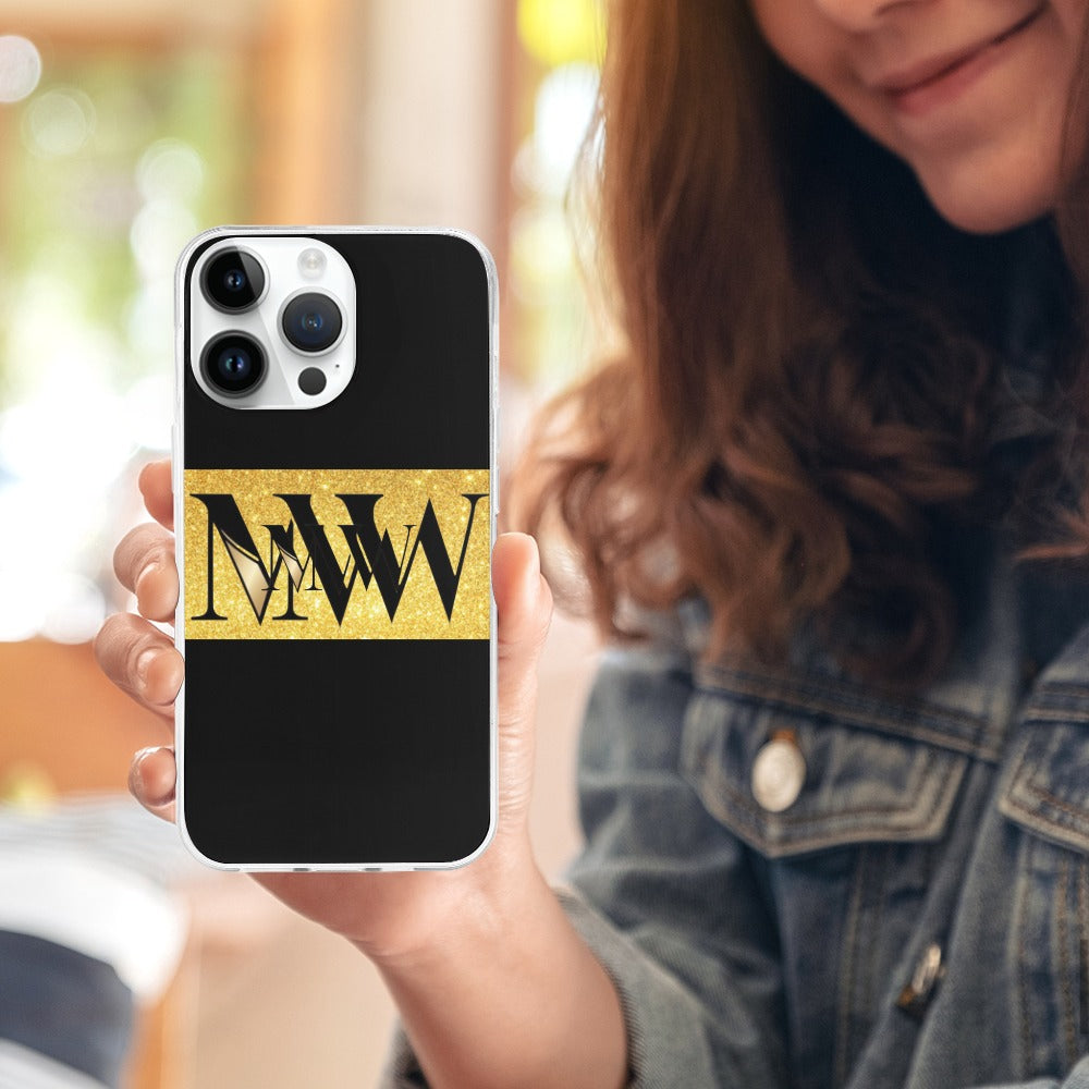 MW Black and Gold Case for iPhone 15 Series