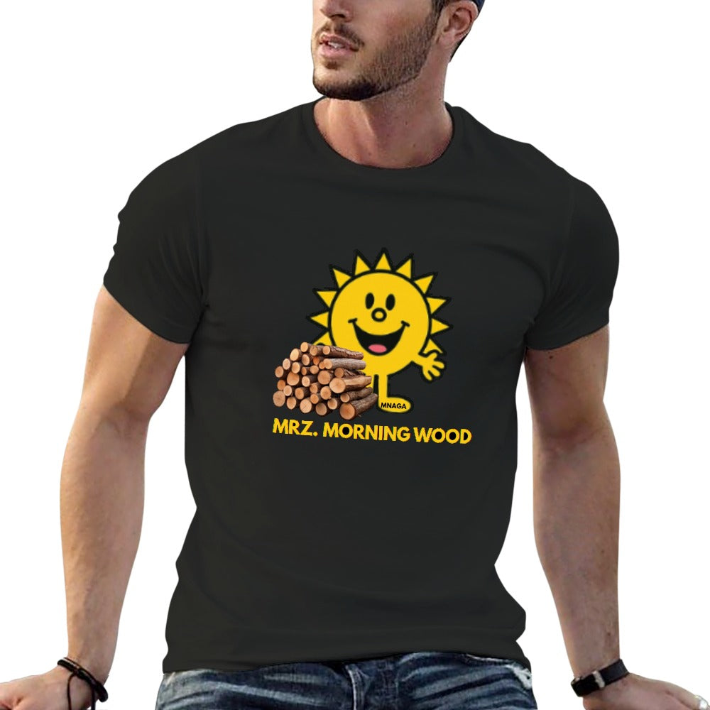 MZZFITZ Morning Wood Men's Short Sleeve T-shirt