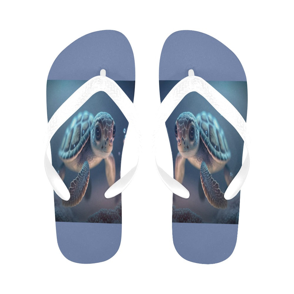 Sea Turtles Flip Flops (For both Men and Women)