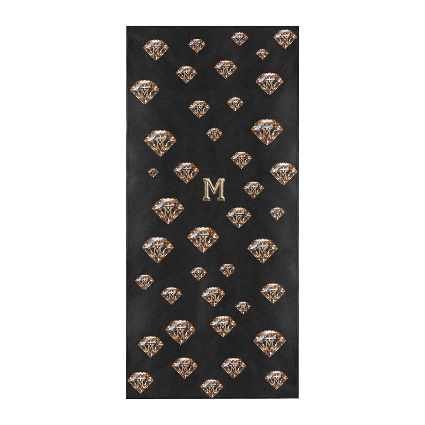 MNAGA Diamond Beach Towel Suede 31.5"x 71"