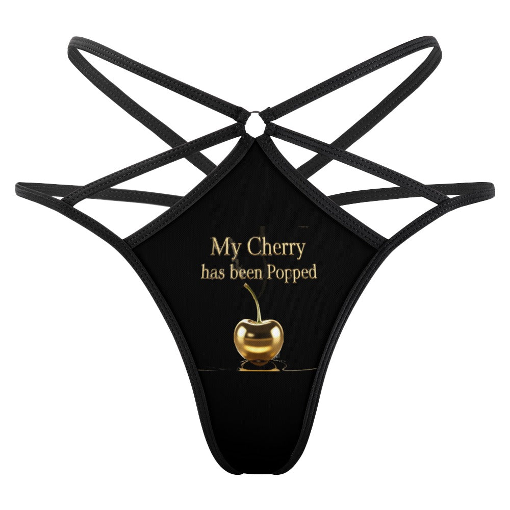 Cherry Popped T-back Thong