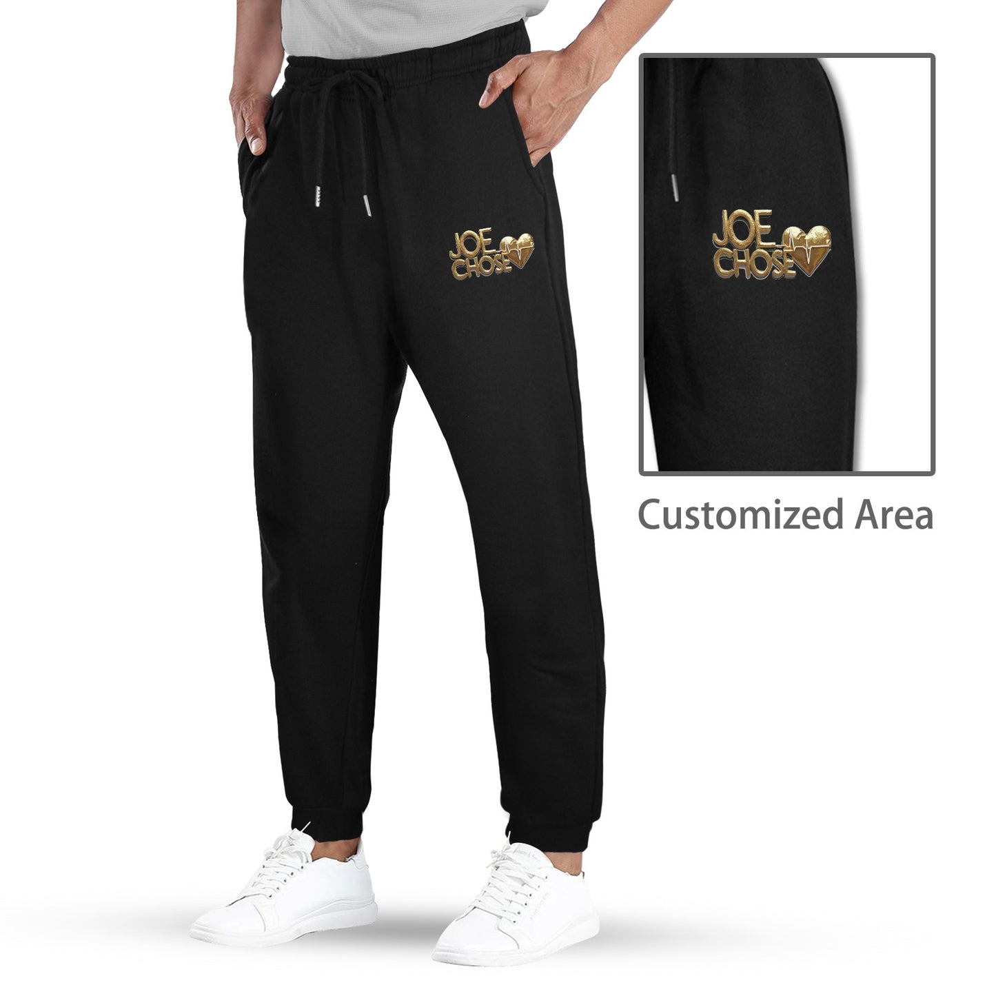 JOE CHOSE Unisex Fleece Sweatpants