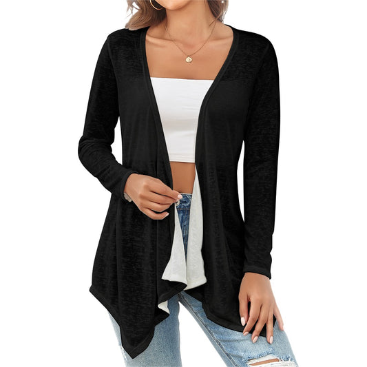 Black Women's knitted cardigan