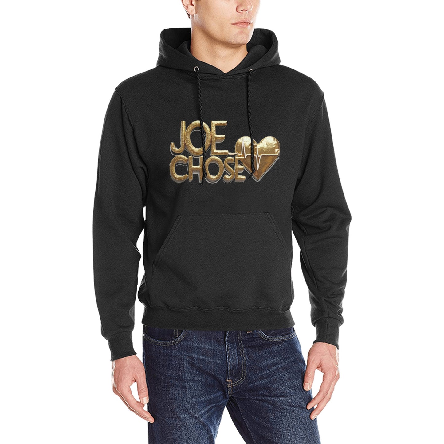 JOE CHOSE Men's Dry Blend Hooded Sweatshirt