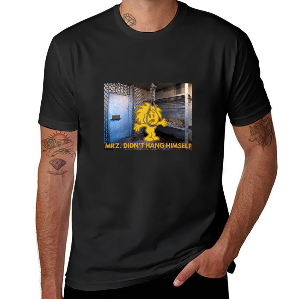 MZZFITZ Didn't Hang Himself Men's Short Sleeve T-shirt