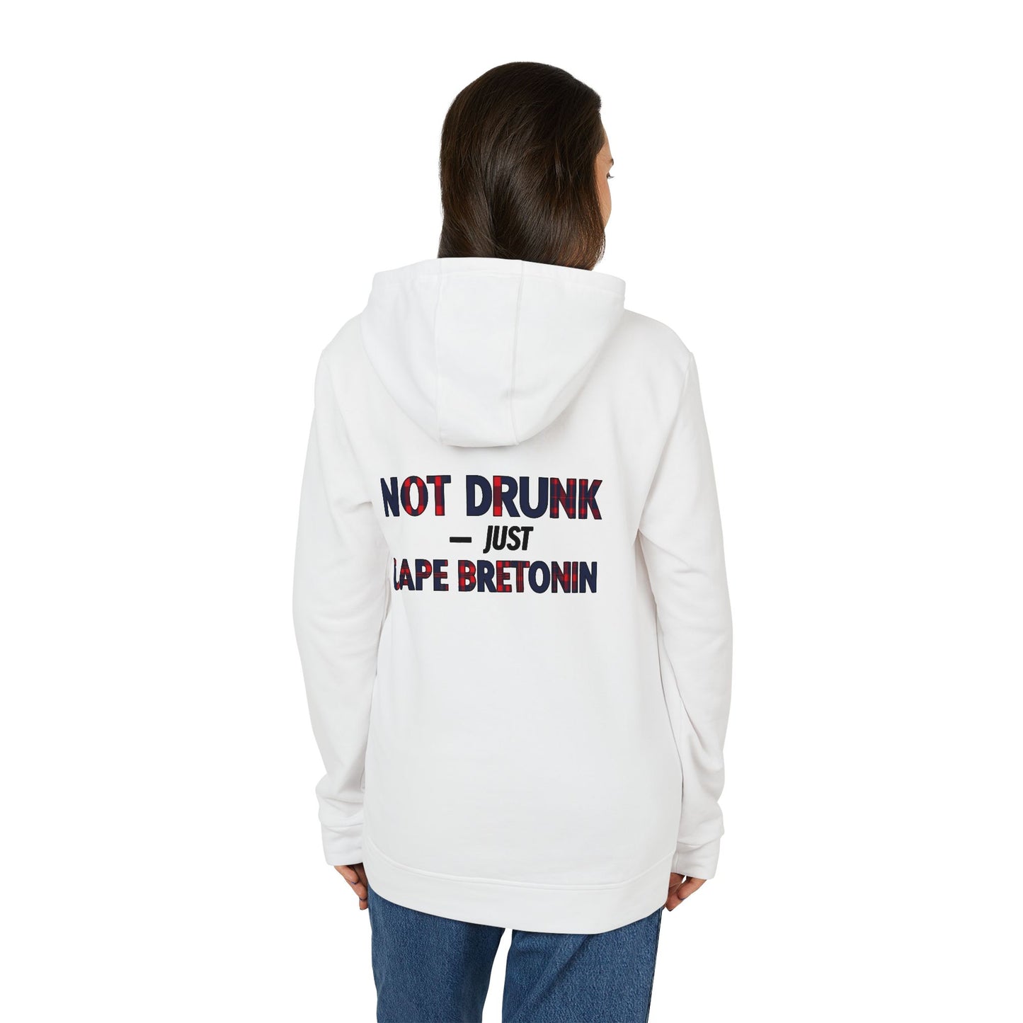 MNAGA Cape Breton Fleece Hoodie, Cozy Unisex Sweatshirt, Unique Gift for Travelers, Casual Wear, Adventure Apparel
