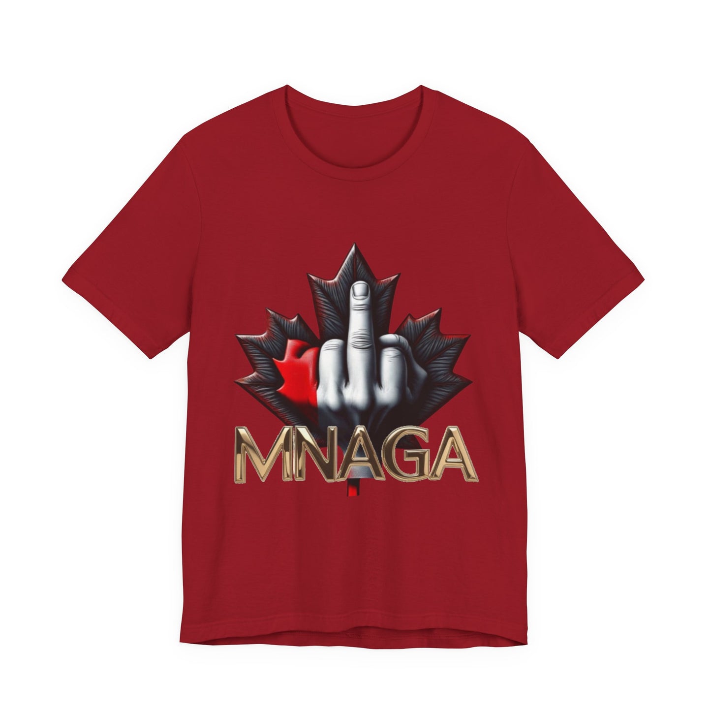 Bold MNAGA Unisex Tee, Canada Pride Shirt, Casual Wear, Gift for Friends, Statement T-Shirt