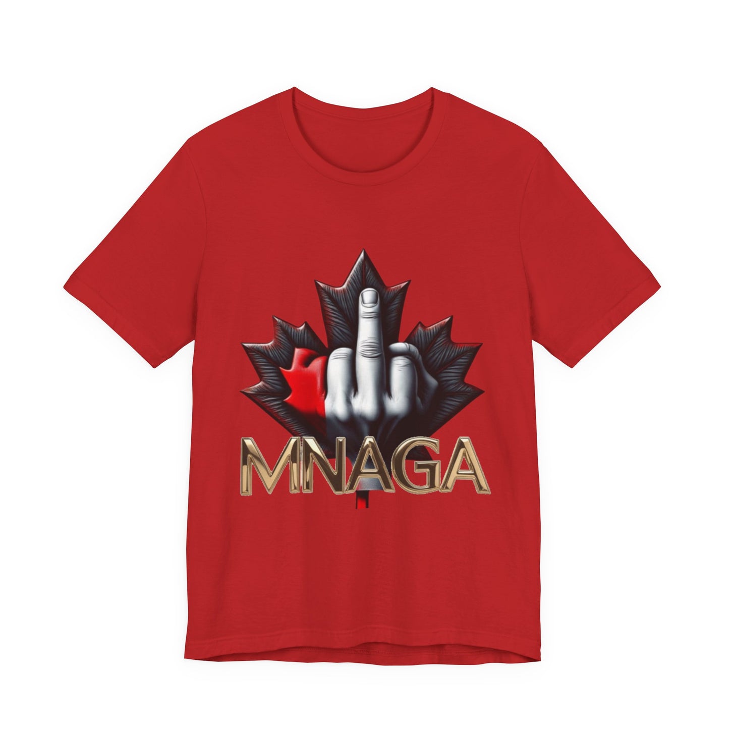 Bold MNAGA Unisex Tee, Canada Pride Shirt, Casual Wear, Gift for Friends, Statement T-Shirt