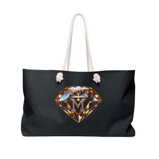 Glamorous Weekender Bag, Travel Tote, Stylish Overnight Bag, Beach Bag, Luxury Gift for Her, Weekend Getaway