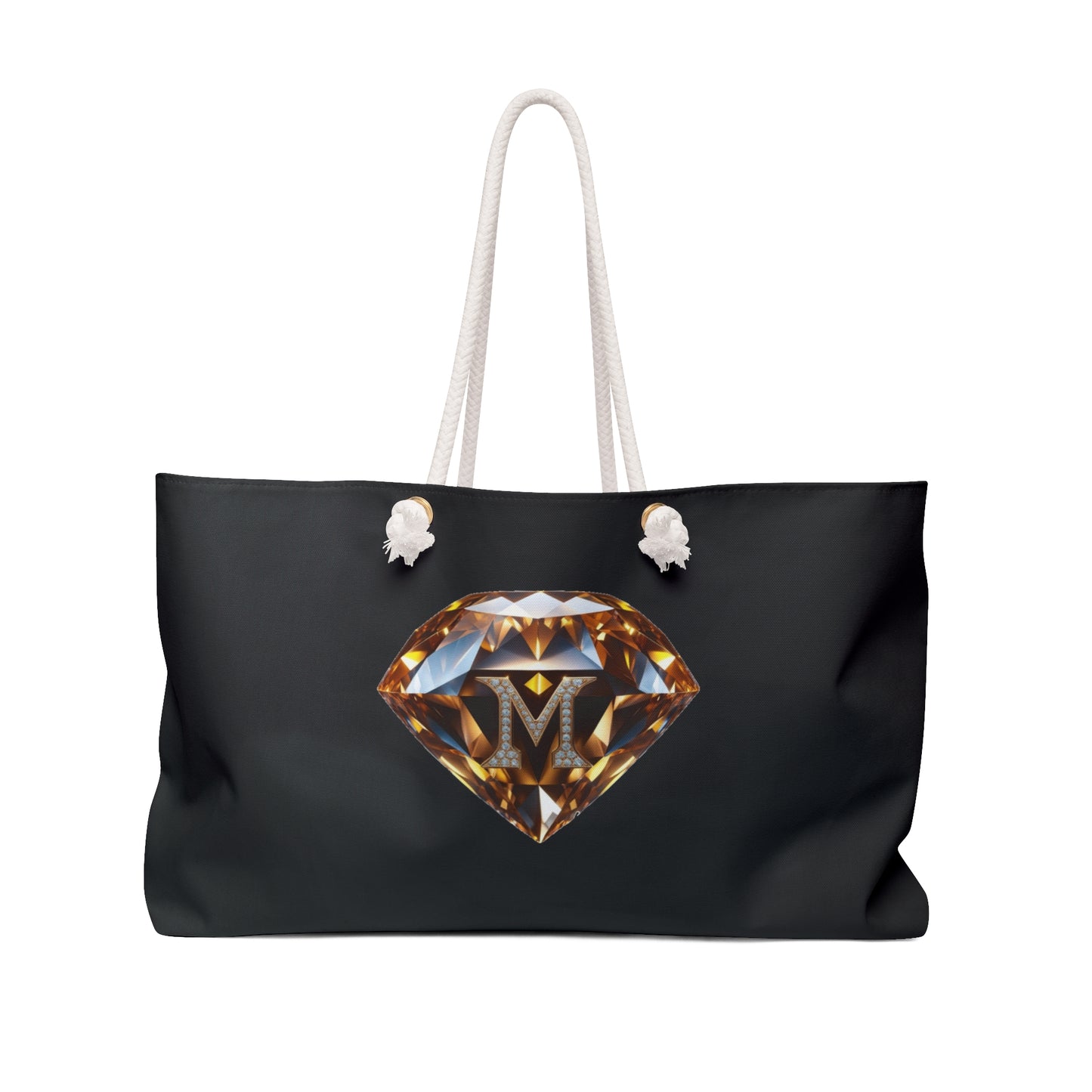 MNAGA Glamorous Weekender Bag, Travel Tote, Stylish Overnight Bag, Beach Bag, Luxury Gift for Her, Weekend Getaway