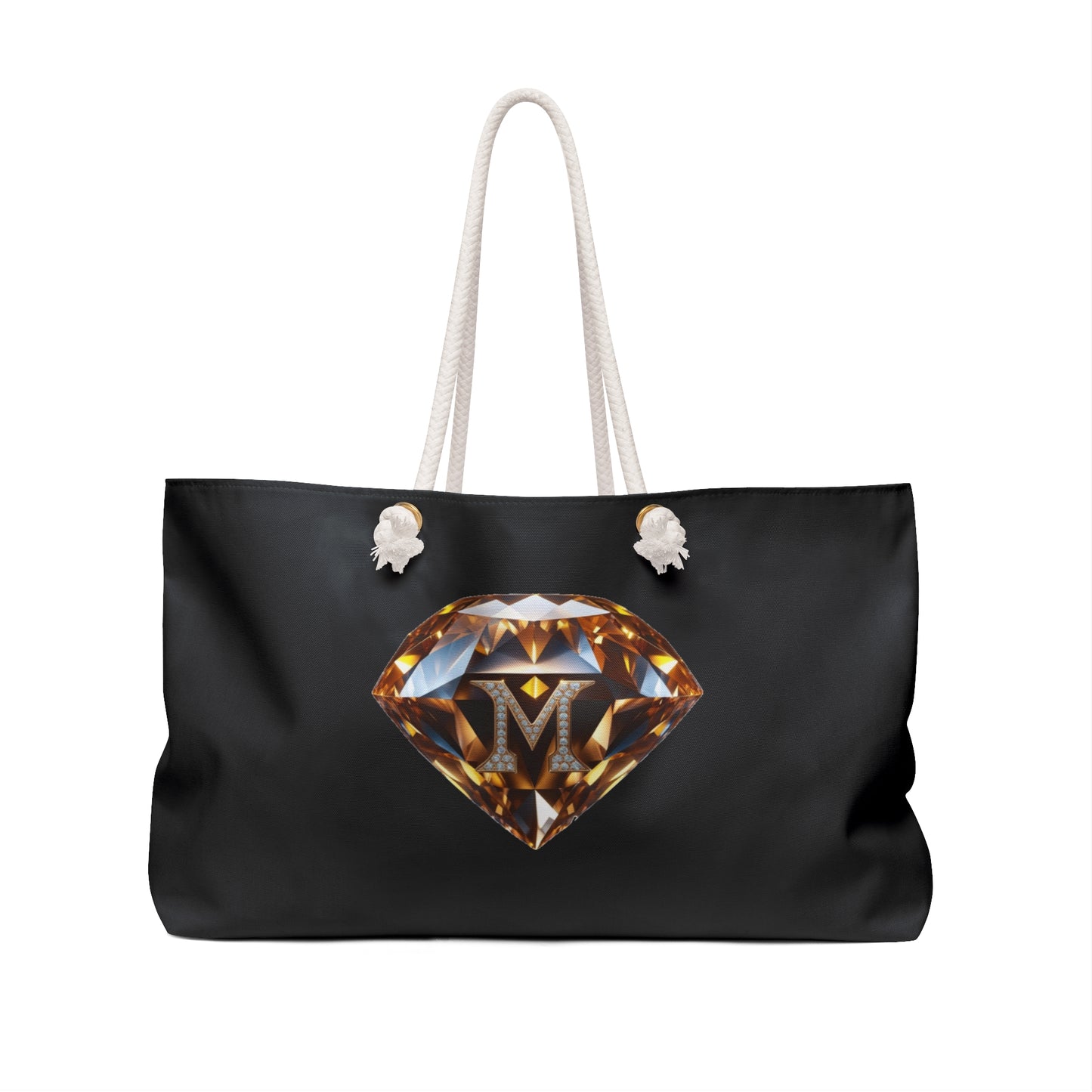 MNAGA Glamorous Weekender Bag, Travel Tote, Stylish Overnight Bag, Beach Bag, Luxury Gift for Her, Weekend Getaway