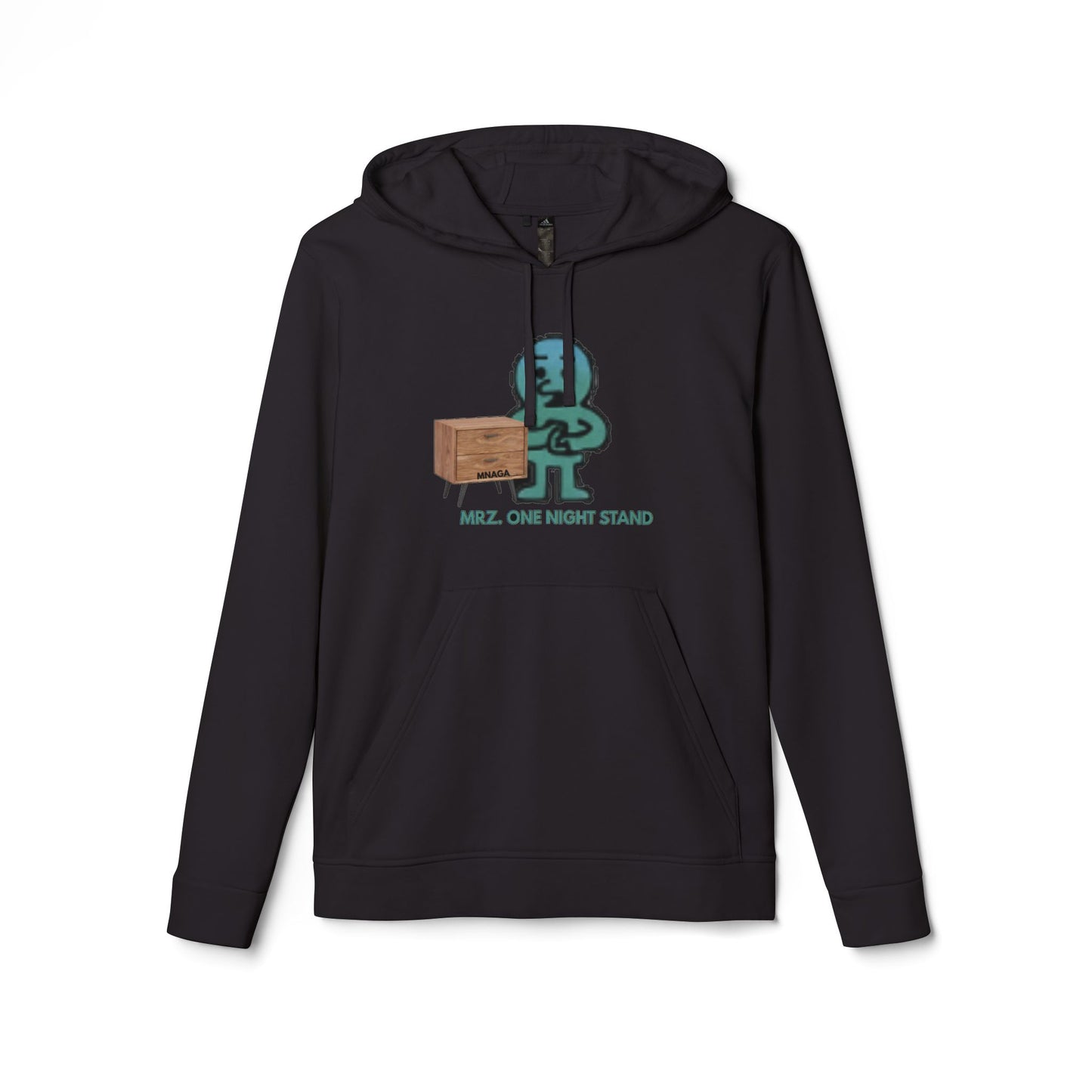 MNAGA Authentic MZZFITZ Fleece Hoodie, Casual Wear, Athleisure Style, Him/Her, One Night Stand