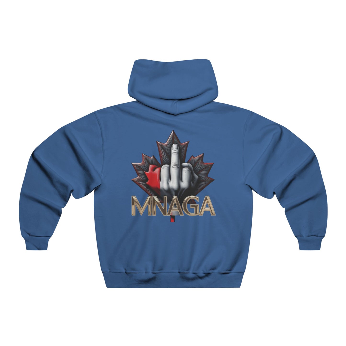 Men's NUBLEND® MNAGA Hoodie with Unique Design, Casual Wear, Street Style, Gift for Him, Comfortable Pullover