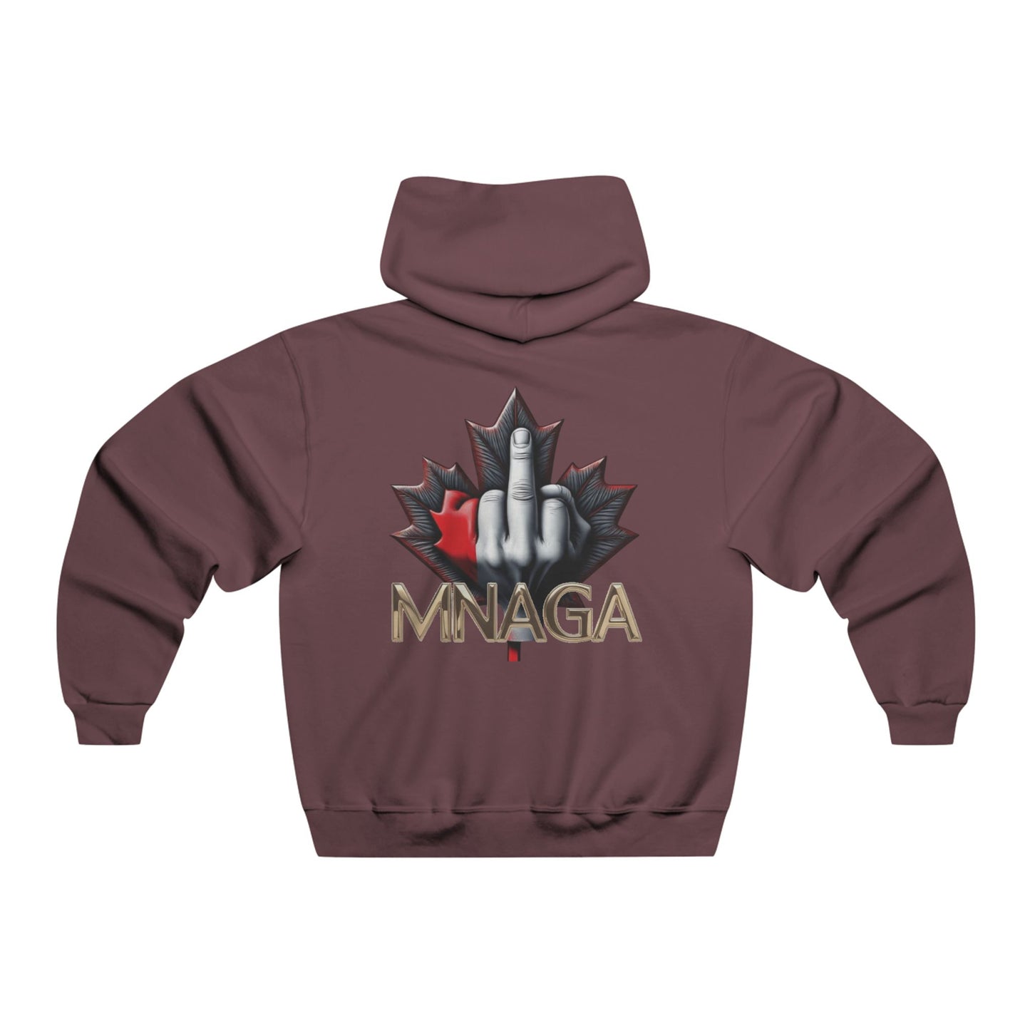 Men's NUBLEND® MNAGA Hoodie with Unique Design, Casual Wear, Street Style, Gift for Him, Comfortable Pullover