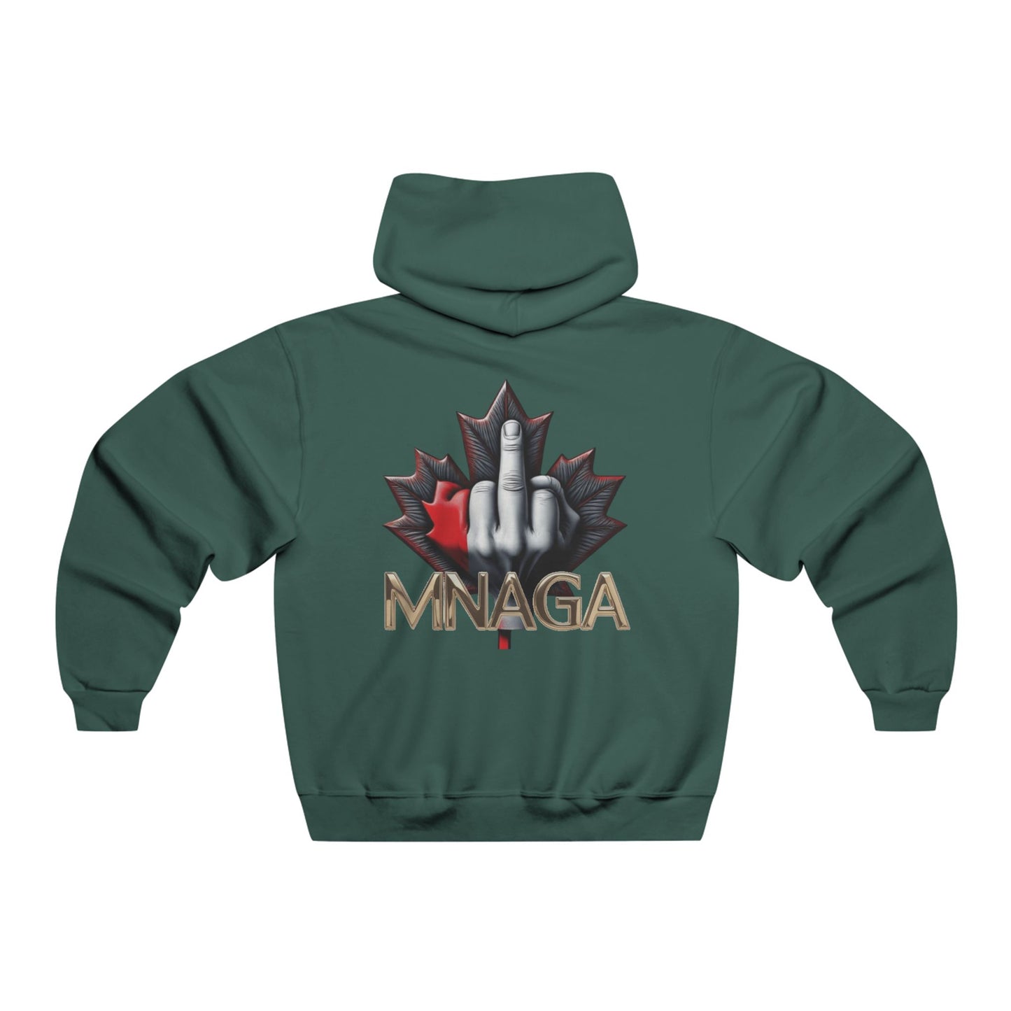 Men's NUBLEND® MNAGA Hoodie with Unique Design, Casual Wear, Street Style, Gift for Him, Comfortable Pullover