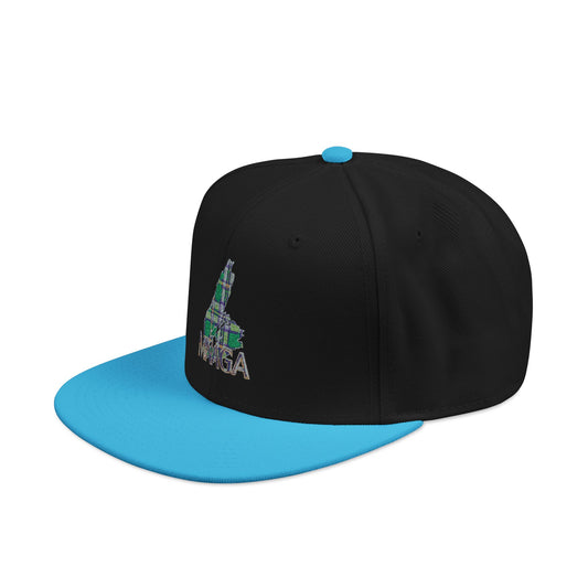 MNAGA Cape Breton Snapback Hat with Embroidery Design | Trendy Adjustable Cap for Outdoor Activities, Streetwear