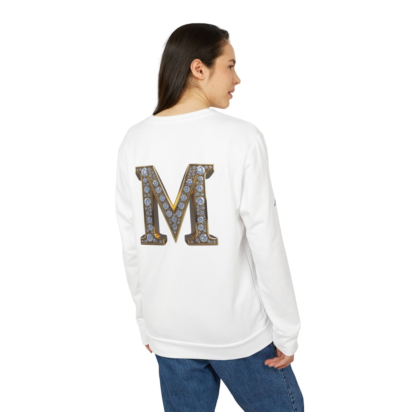 MNAGA Chic Monogrammed Unisex Sweatshirt - Personalized Gift, Cozy Layer, Casual Wear, Fashion Statement