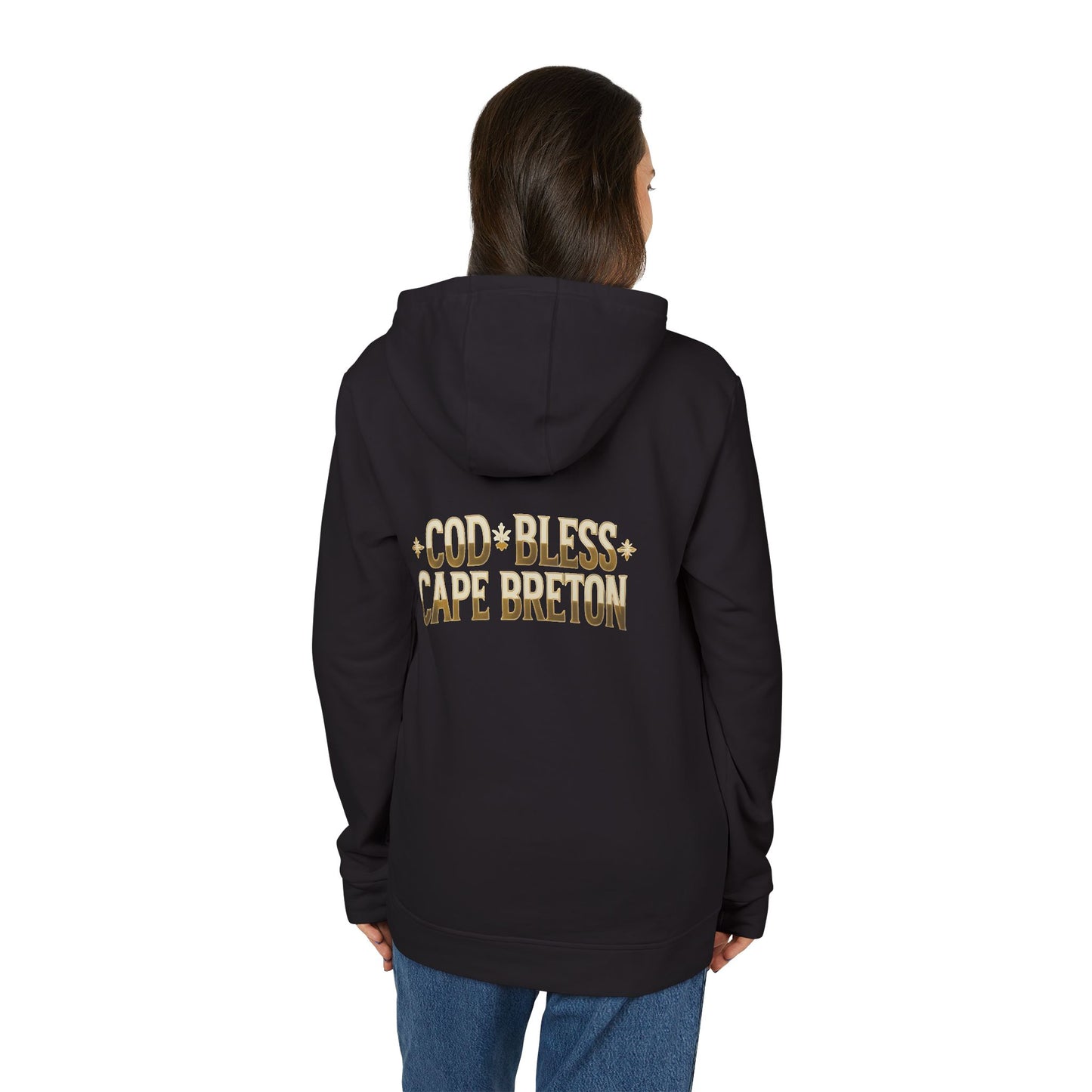 Cozy MNAGA Fleece Hoodie with Cape Breton Design, Warm Winter Wear, Perfect Gift for Adventurers, Casual Style