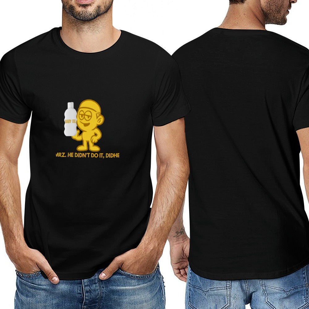 MZZFITZ DidHe? Men's Short Sleeve T-shirt
