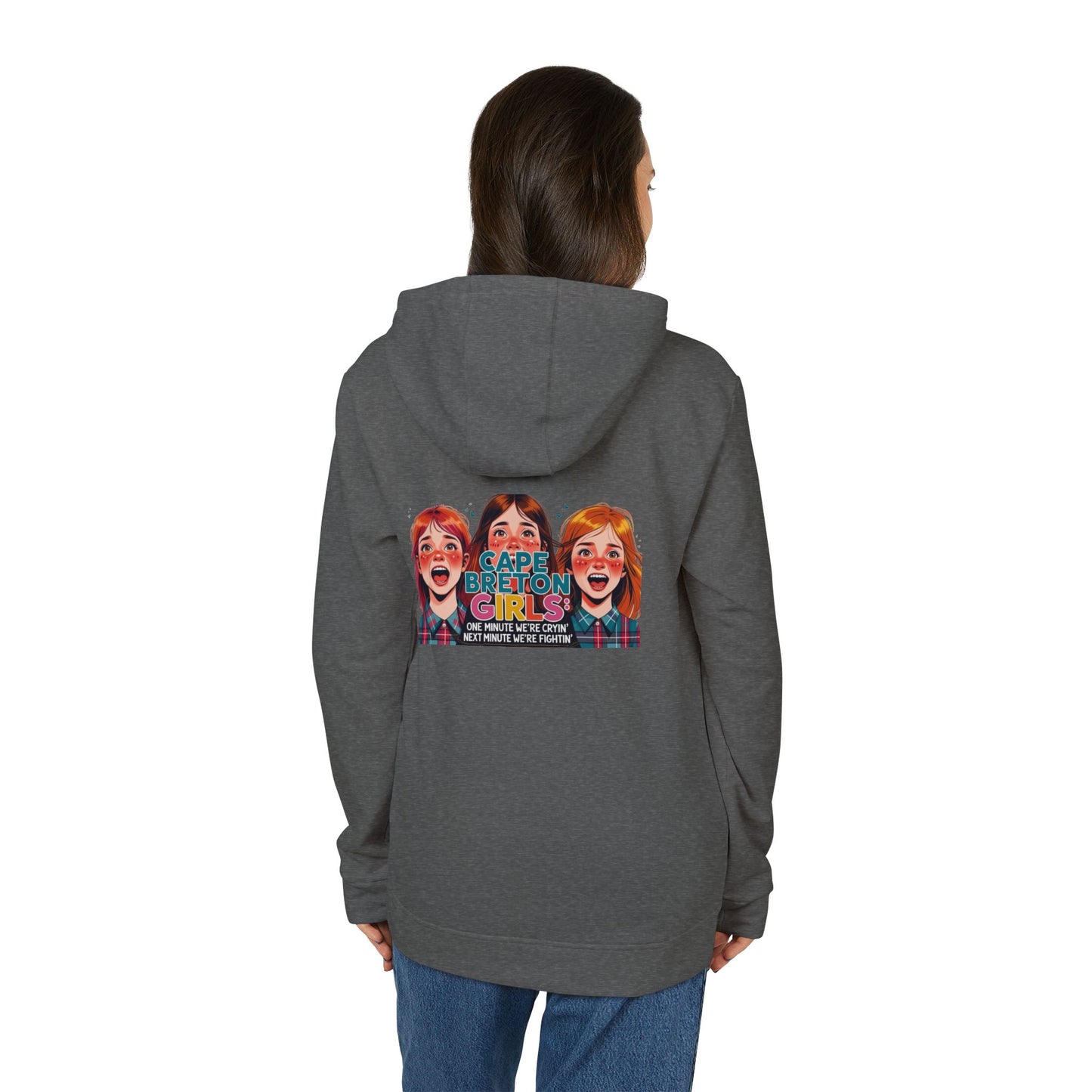 MNAGA Fleece Hoodie - Cape Breton Girls Graphic, Cozy Gift for Adults, Casual Wear,