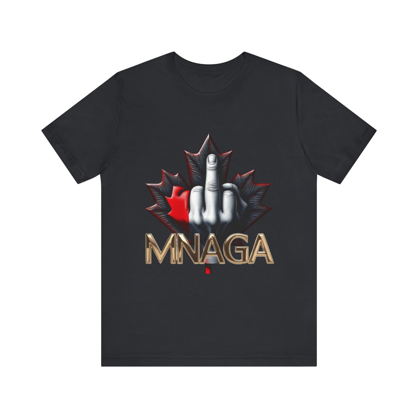 Bold MNAGA Unisex Tee, Canada Pride Shirt, Casual Wear, Gift for Friends, Statement T-Shirt