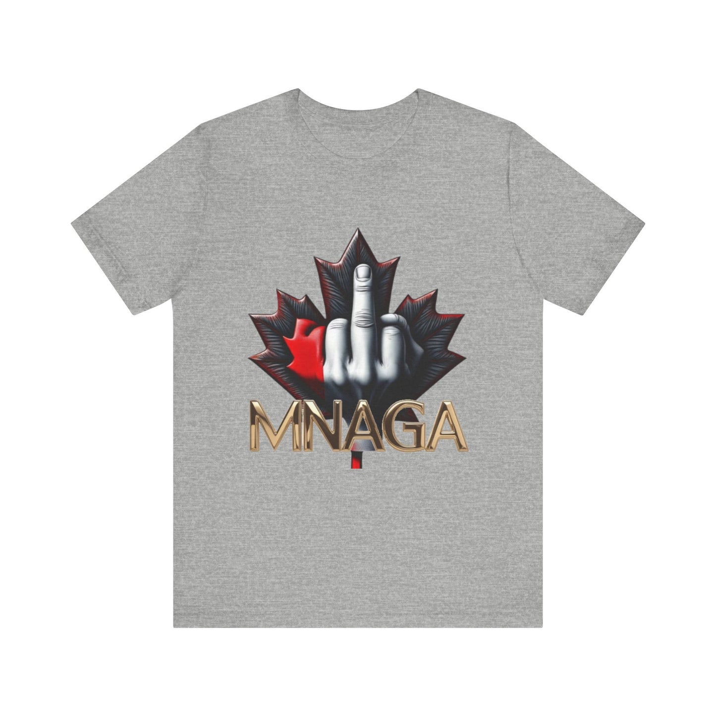 Bold MNAGA Unisex Tee, Canada Pride Shirt, Casual Wear, Gift for Friends, Statement T-Shirt