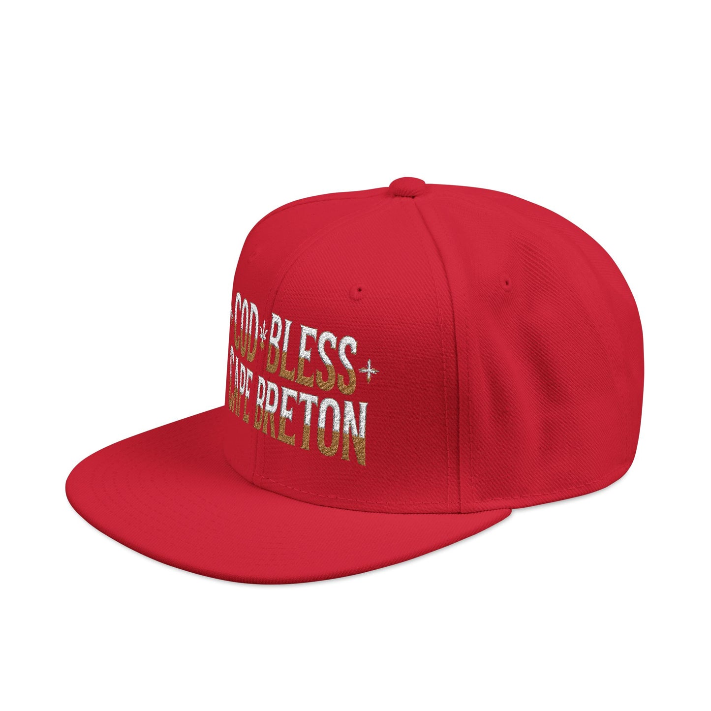 MNAGA Cod Bless Cape Breton Snapback Cap, Casual Streetwear Hat, Gift for Him, Summer Fashion Accessory,