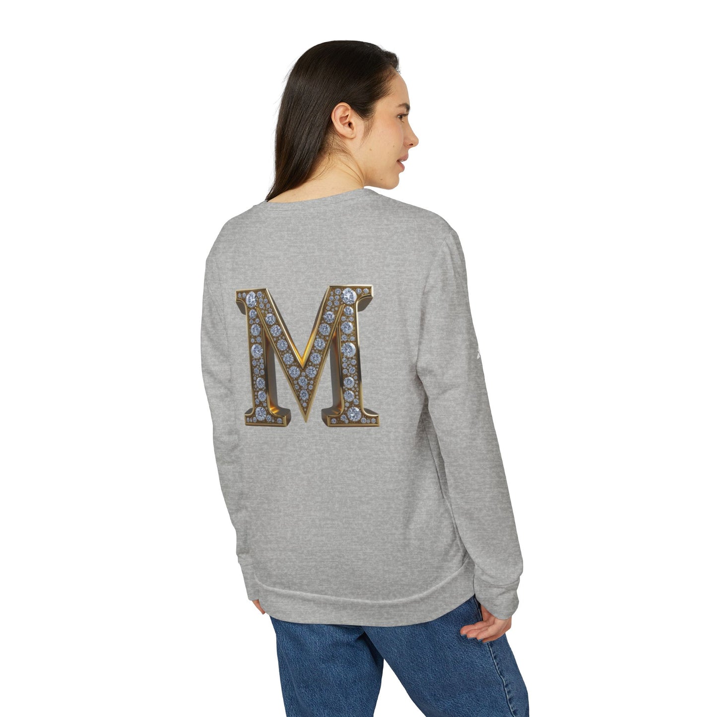 MNAGA Chic Monogrammed Unisex Sweatshirt - Personalized Gift, Cozy Layer, Casual Wear, Fashion Statement