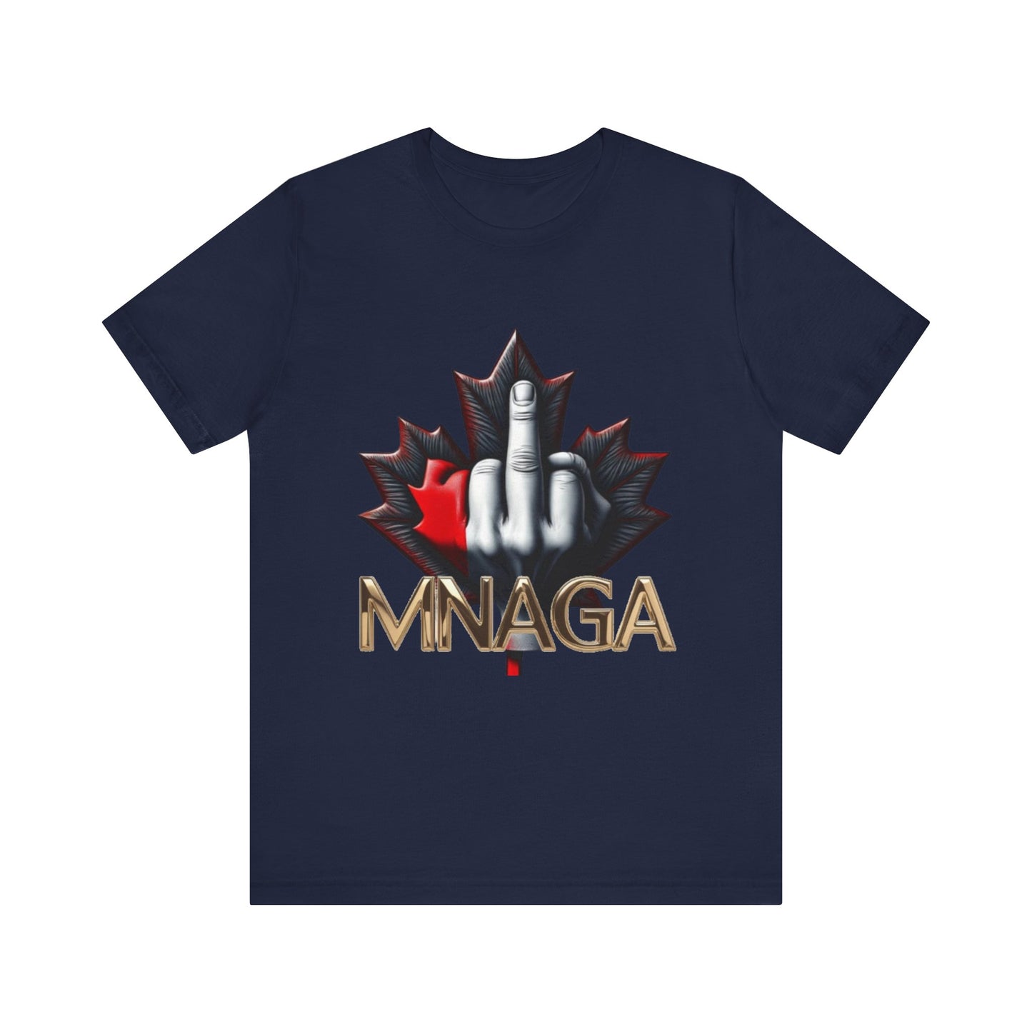 Bold MNAGA Unisex Tee, Canada Pride Shirt, Casual Wear, Gift for Friends, Statement T-Shirt